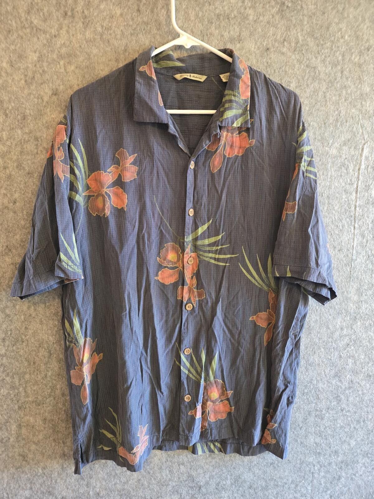Tommy Bahama Vintage 90s Tommy Bahamas Shirt XL 75% Silk Size US XL / EU 56 / 4 - 1 Thumbnail