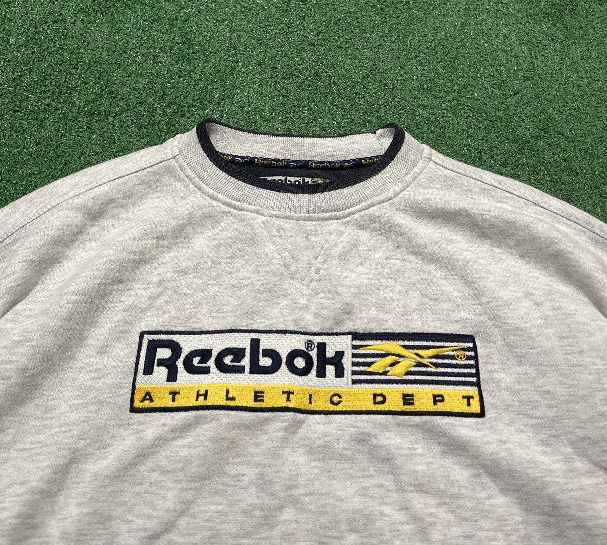 Reebok × Vintage Reebok Athletic Crewneck Vintage 90s Retro Embroidery Boxy Size US M / EU 48-50 / 2 - 3 Thumbnail