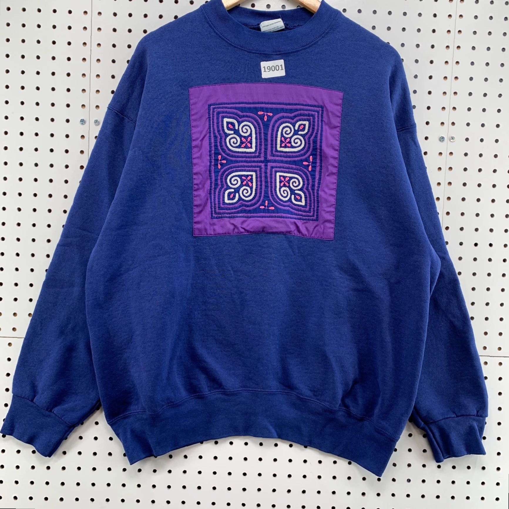 ESPIRIT VINTAGE Pro Spirit Select Sweats Shirt Unisex Adults XLT Purple Navy Crew Neck Pullover 24.5x28 Mens Womens Boys Girls Size US XL / EU 56 / 4 - 5 Thumbnail