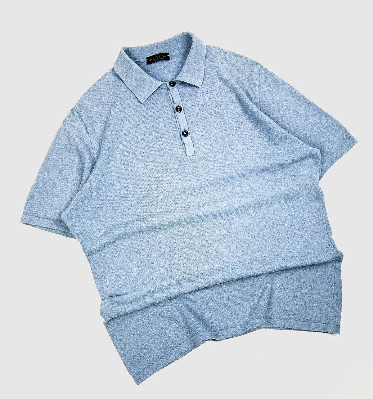 Philipp Plein rare Phil Petter Austrian Luxury Polo Shirt Blue Tee Size M Size US M / EU 48-50 / 2 - 2 Thumbnail