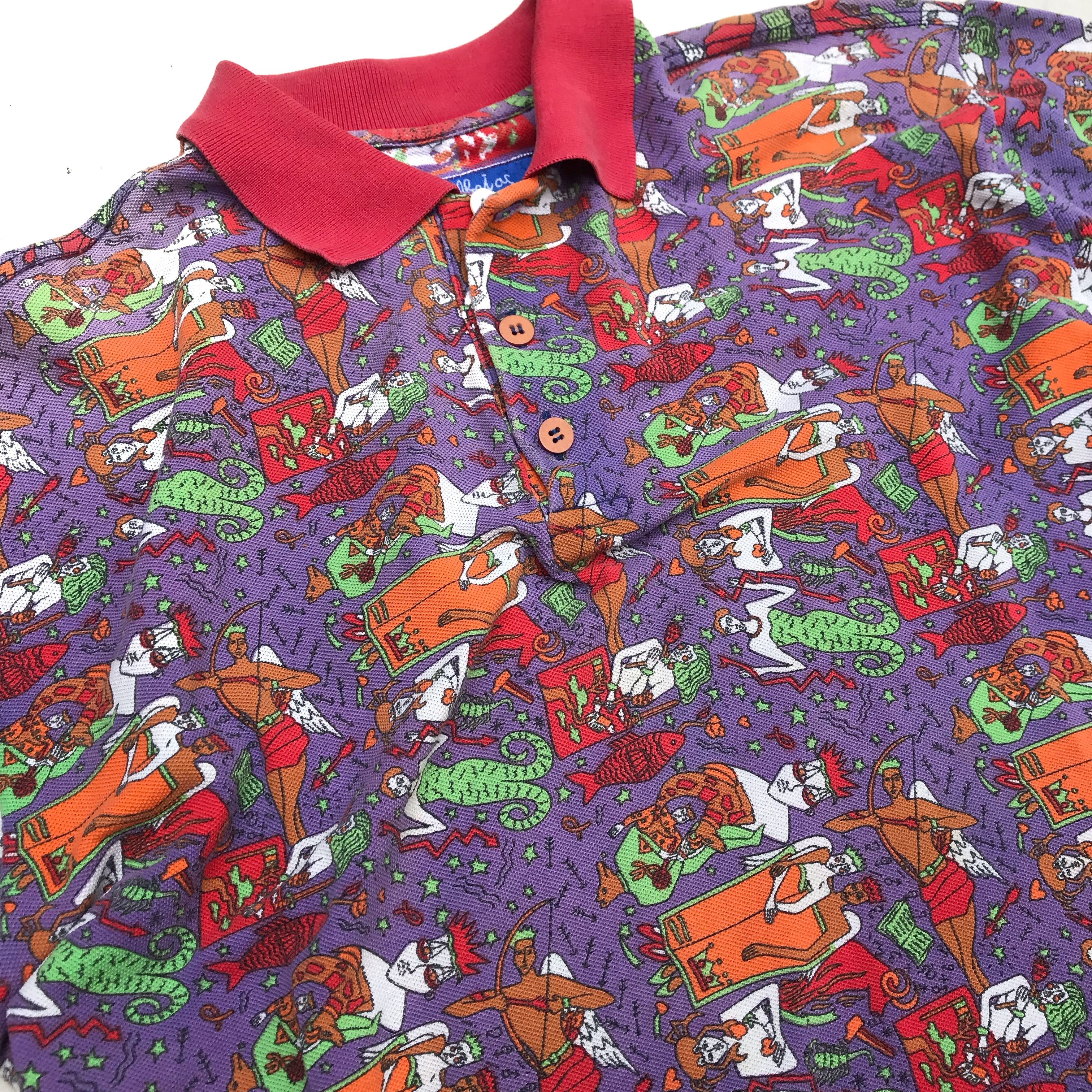 Jean Charles De Castelbajac Vintage Jean De Castelbajac Mer polo shirt Size US M / EU 48-50 / 2 - 2 Thumbnail