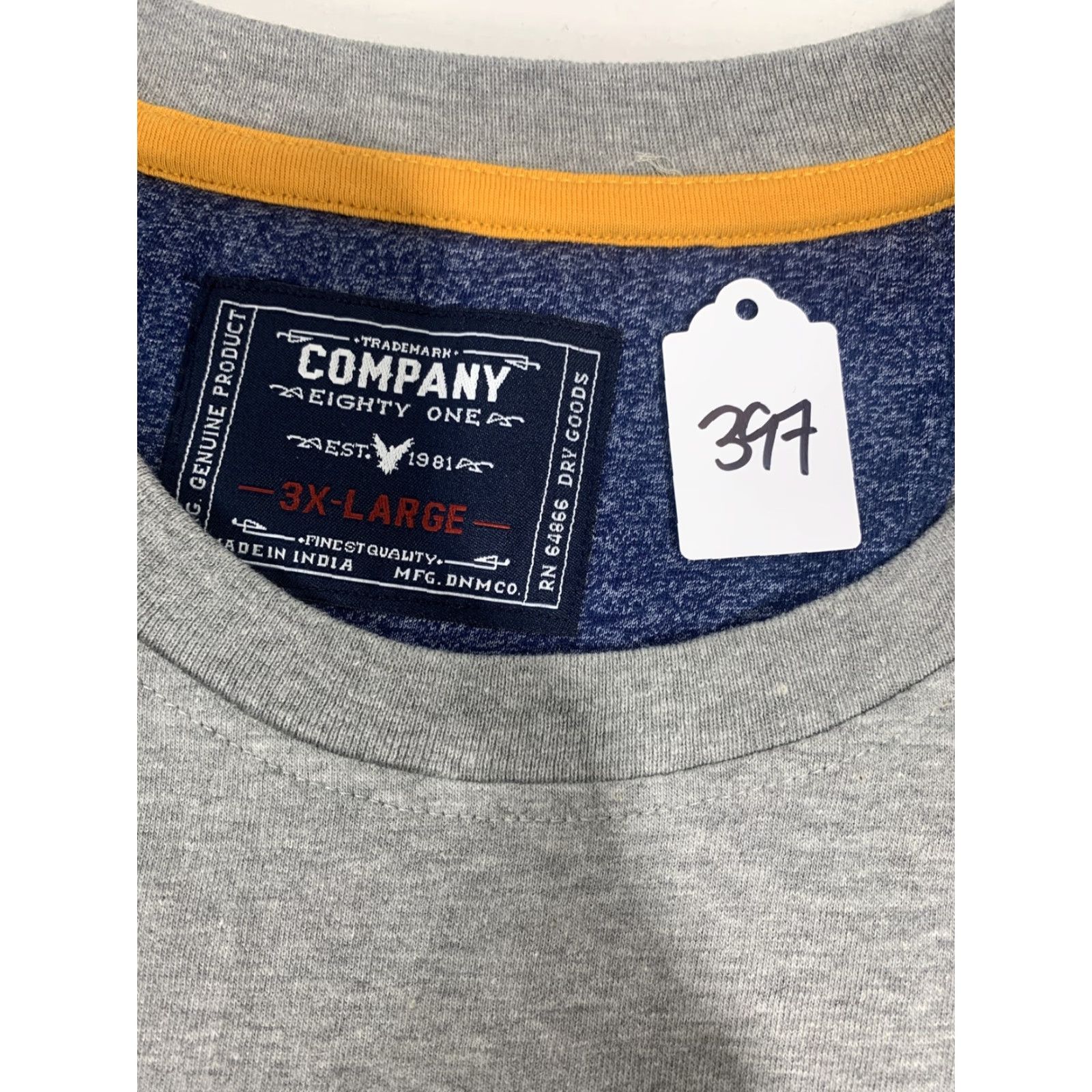 Vintage Company 81 Eighty One Men's Grey Long Sleeve Shirt Size 3XL #397 Size US XXL / EU 58 / 5 - 7 Thumbnail