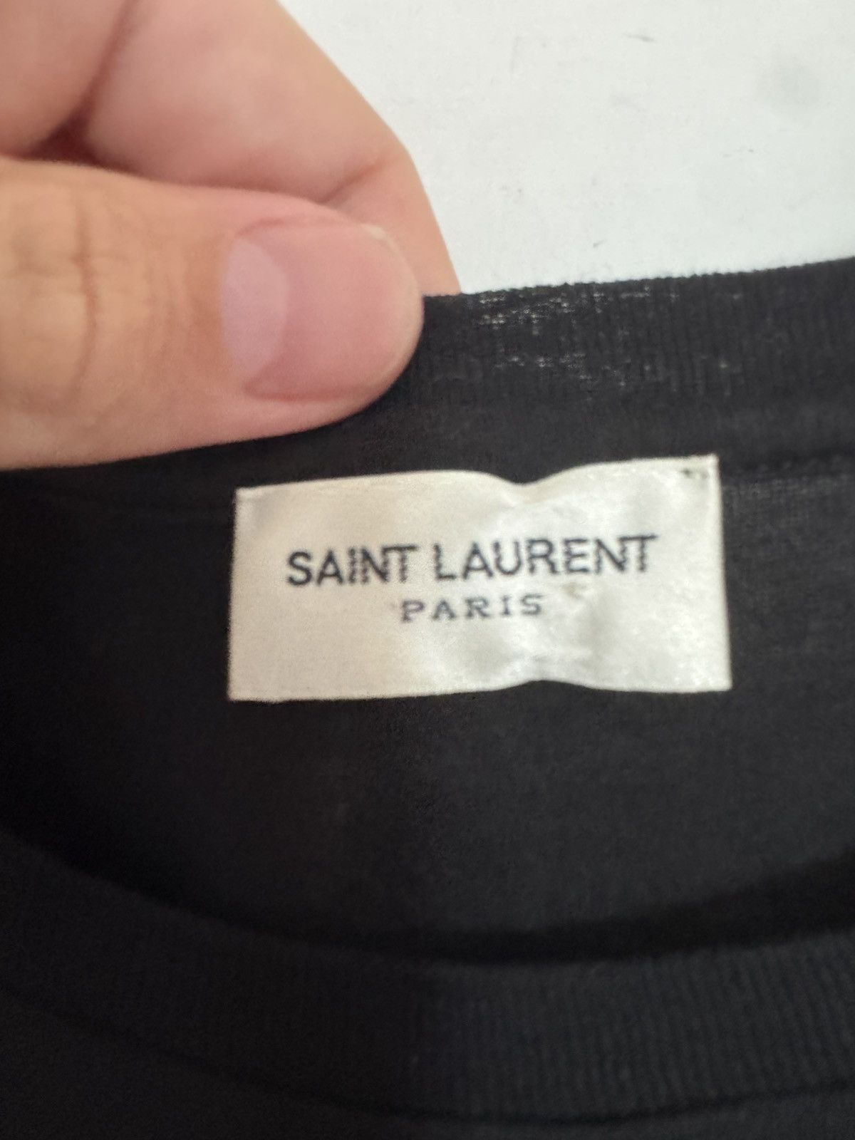 Saint Laurent Paris Hedi Bloodluster T Size US M / EU 48-50 / 2 - 3 Thumbnail