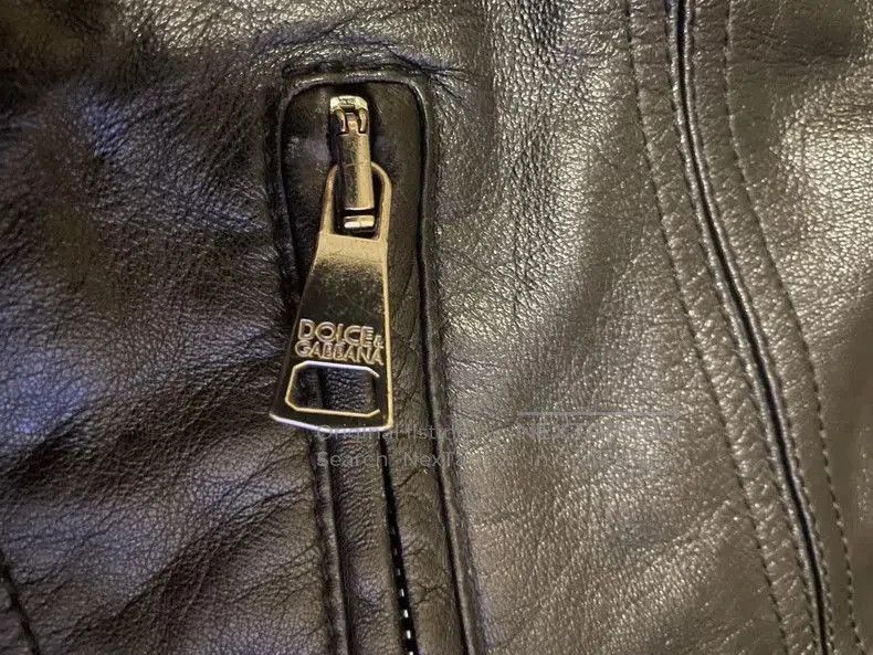Dolce & Gabbana Dolce&Gabbana Leather Jacket. Size US L / EU 52-54 / 3 - 4 Thumbnail
