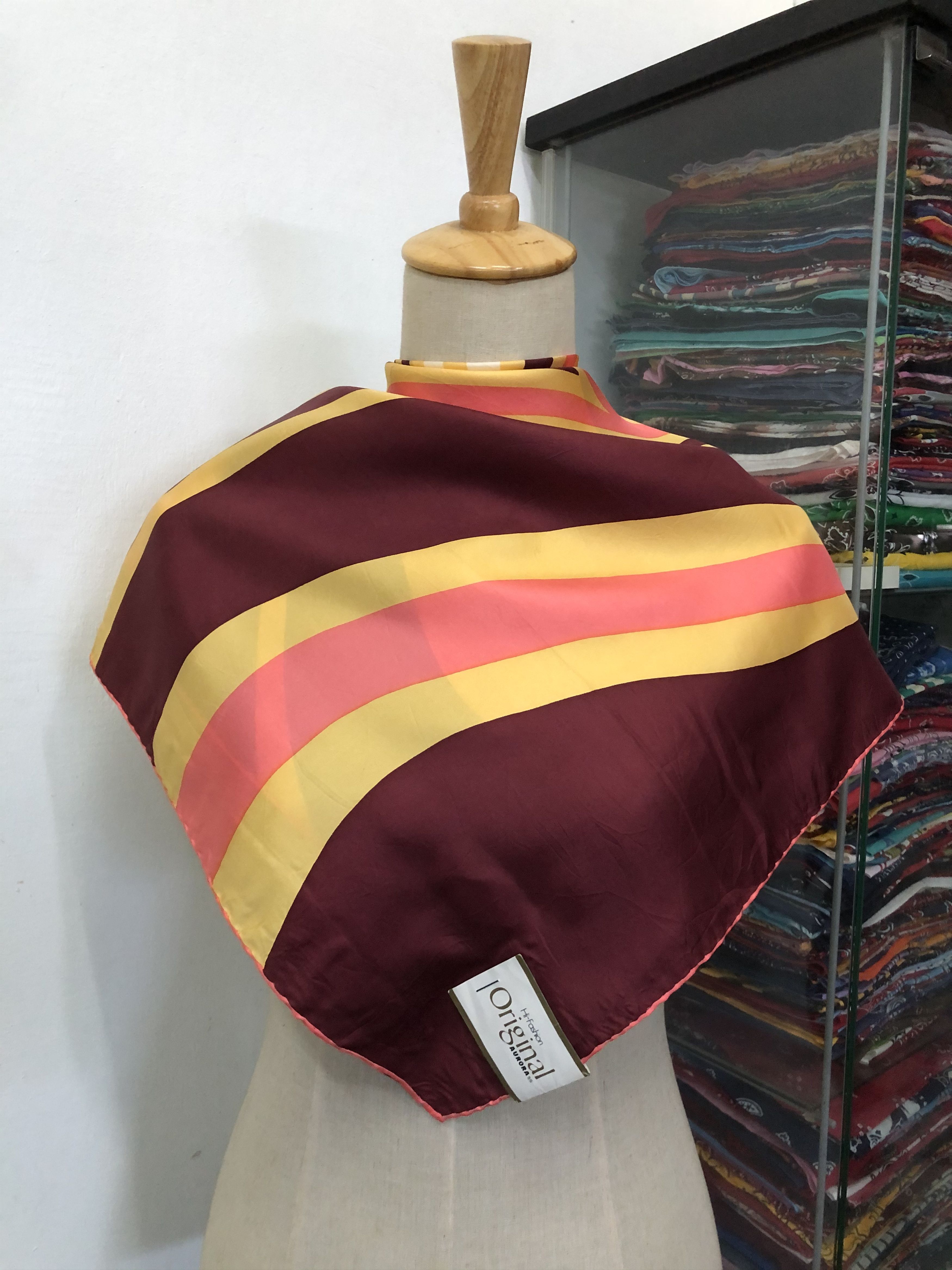 Vintage Vintage Aurora Silk Scarf Size ONE SIZE - 1 Thumbnail
