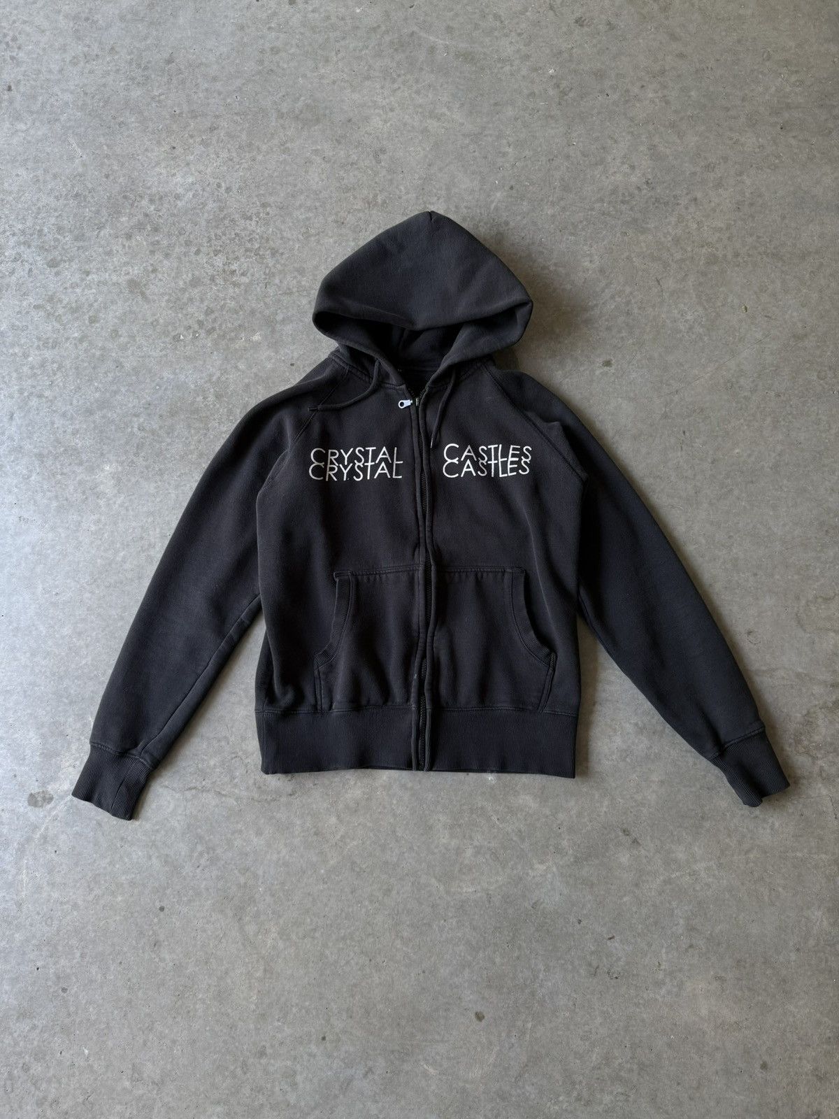 Vintage Crystal Castles 2013 “Kerosene” Zip Up Hoodie Size US S / EU 44-46 / 1 - 3 Thumbnail