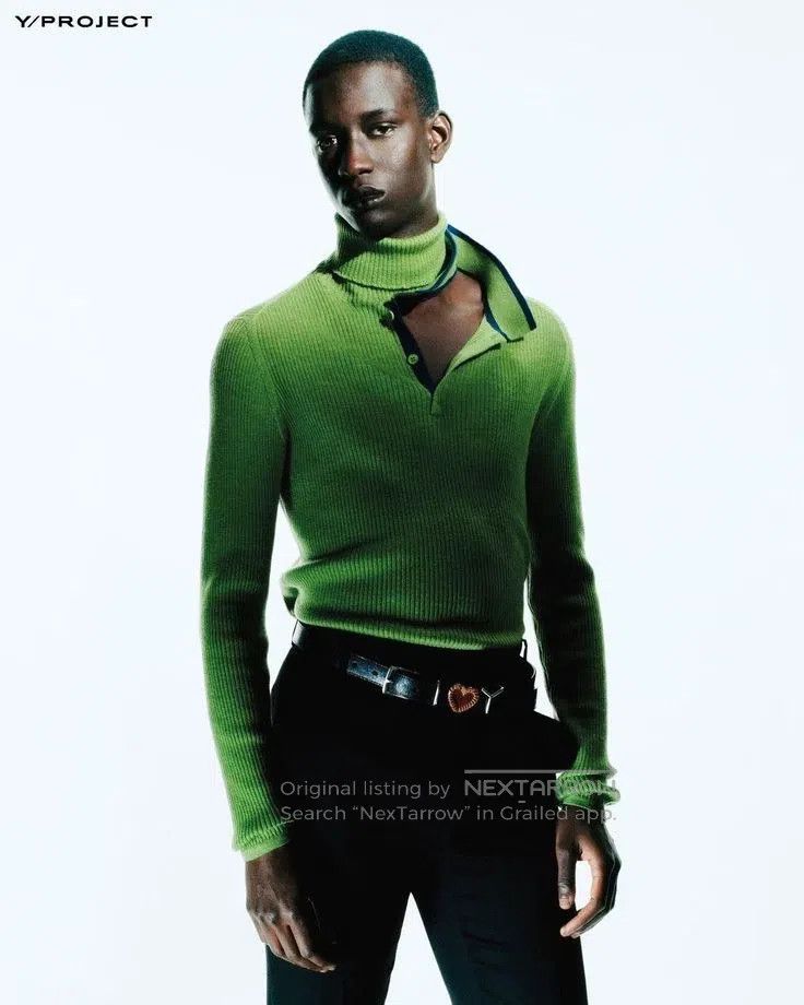 Y/Project Y/Project Size S POLO sweater with high neck Size US S / EU 44-46 / 1 - 8 Thumbnail