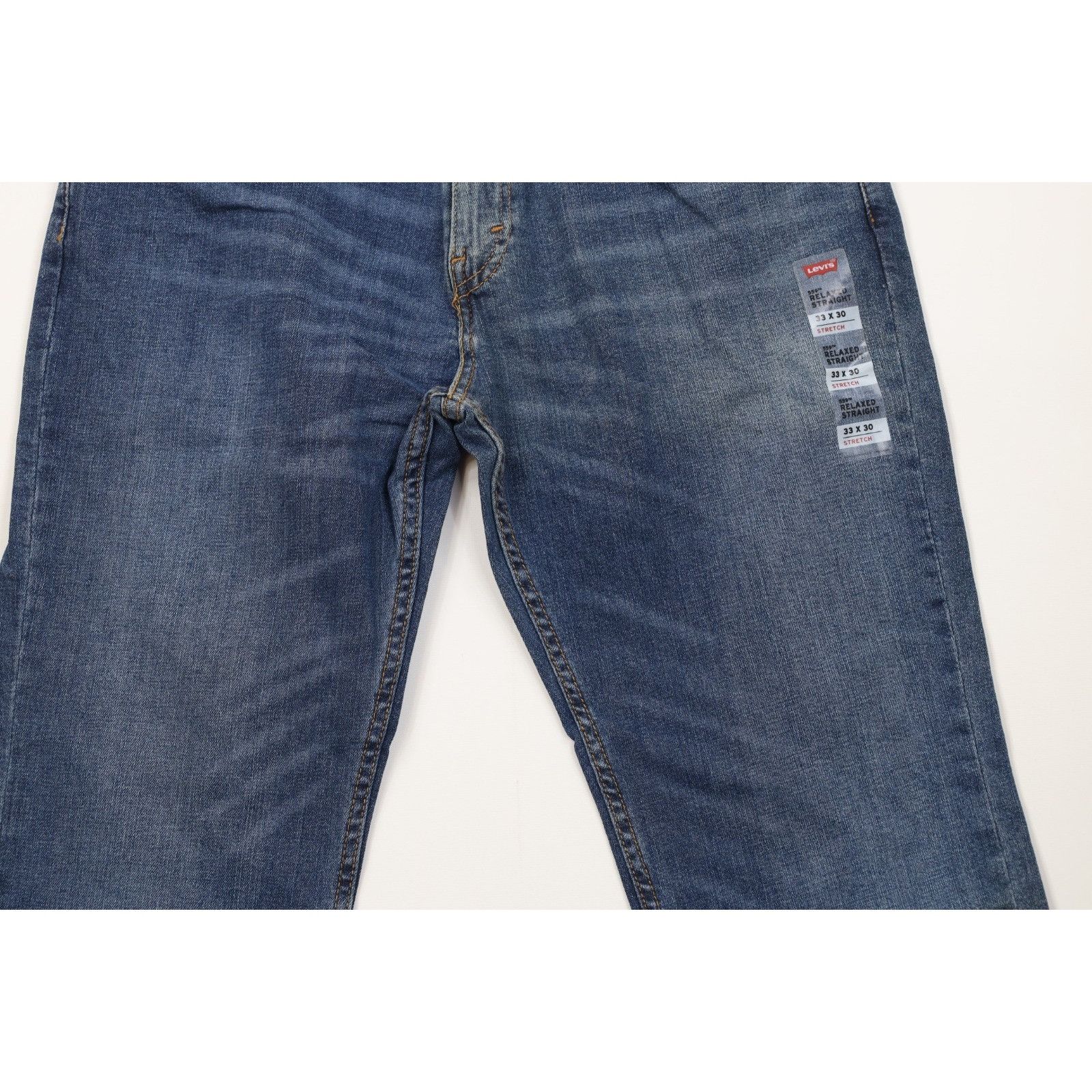 Levi's New Levis 559 Stretch Relaxed Straight Leg Denim Jeans Size US 33 - 3 Thumbnail