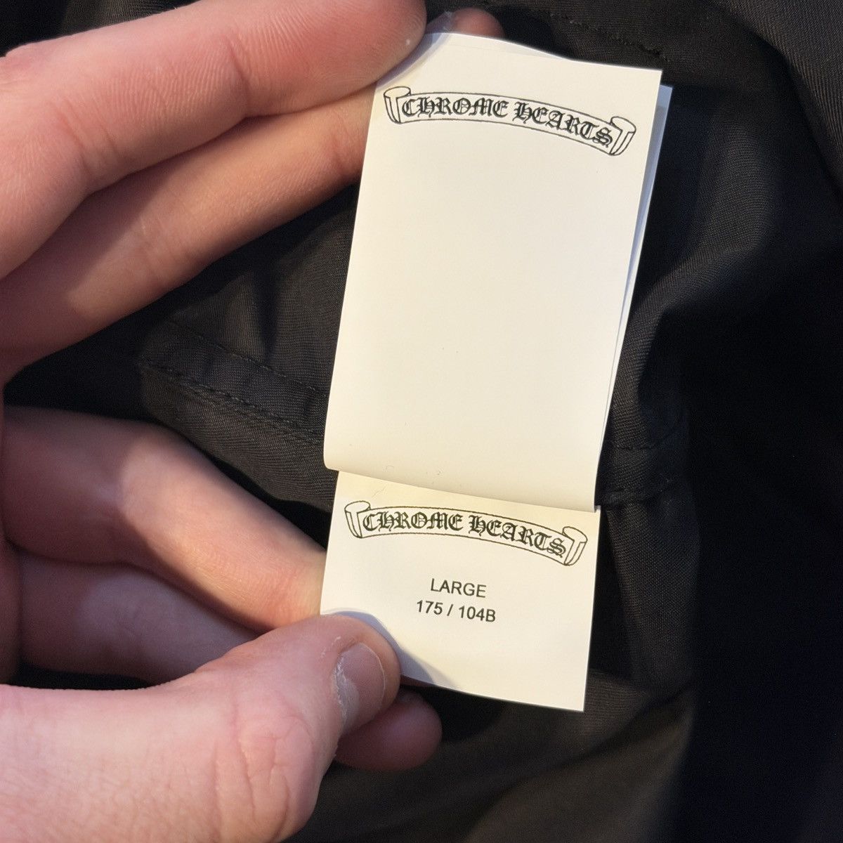 Chrome Hearts Chrome Hearts Leather Cross Patch Pocket Zip Up Size US L / EU 52-54 / 3 - 8 Thumbnail