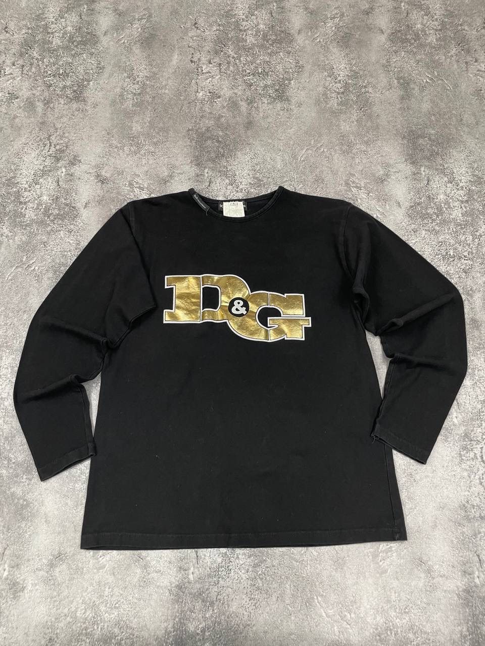 Dolce & Gabbana Dolce & Gabbana Men Cotton Long Sleeve T Shirt Black Size L Size US L / EU 52-54 / 3 - 1 Thumbnail