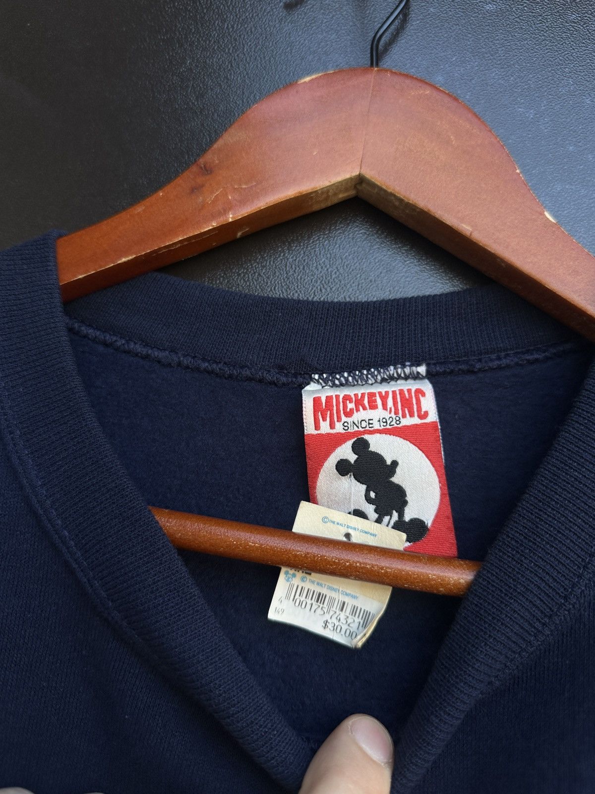 Mickey Mouse Disney Animal Kingdom Sweatshirt Mickey Navy Blue Crewneck Size US XXL / EU 58 / 5 - 4 Thumbnail