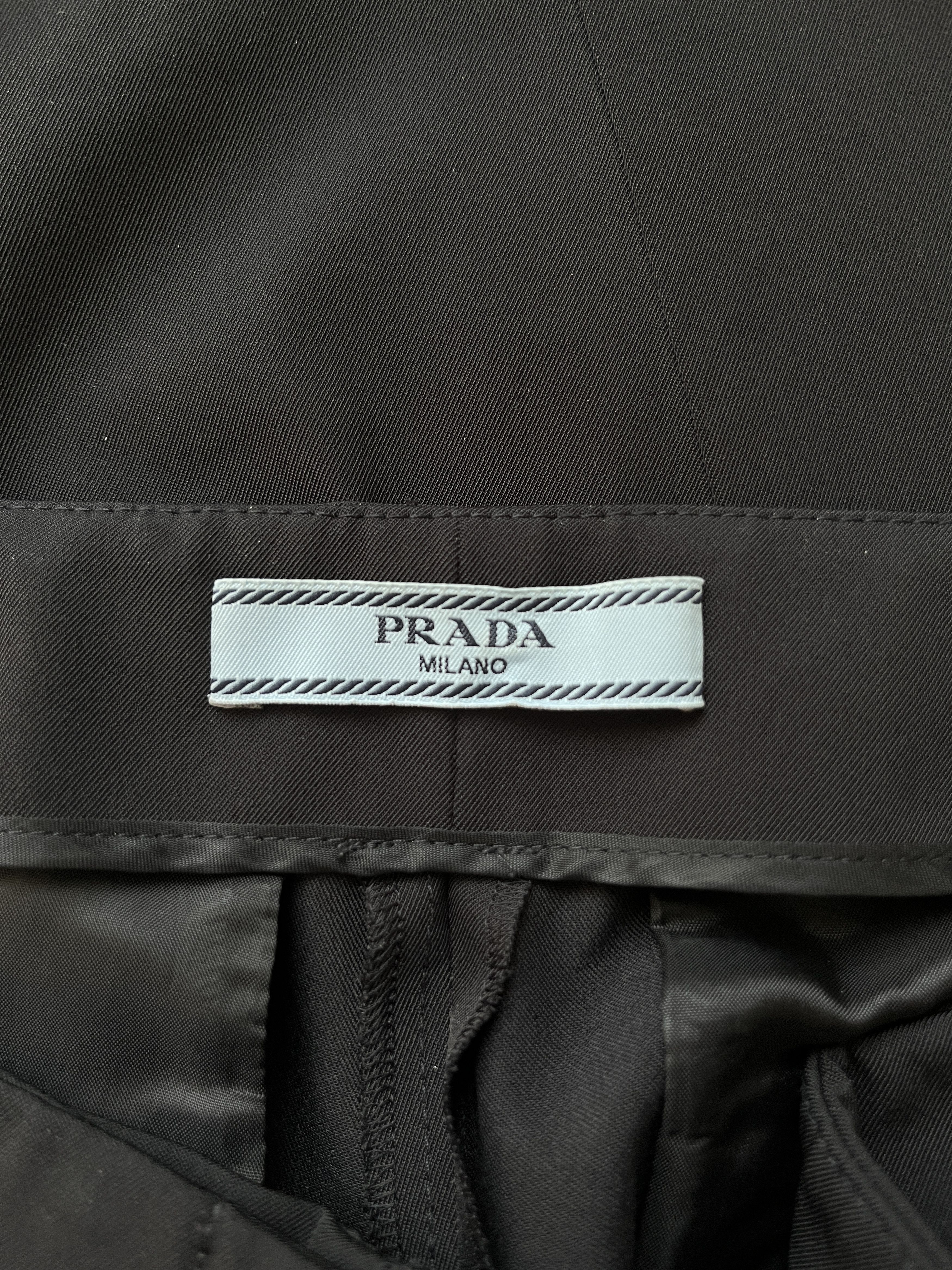 Prada ⚡️QUICK SALE⚡️2016 Prada Black Pants Trousers Size 28" / US 6 / IT 42 - 4 Thumbnail