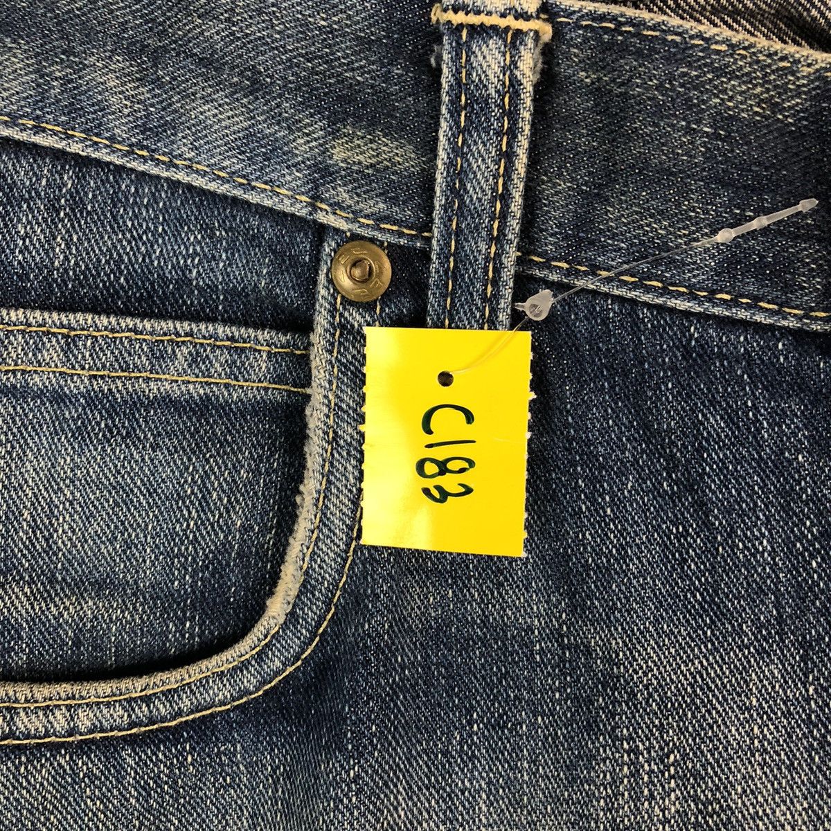 Lee DL Lee Vintage Blue Denim Pants #C183 Size US 33 - 11 Thumbnail