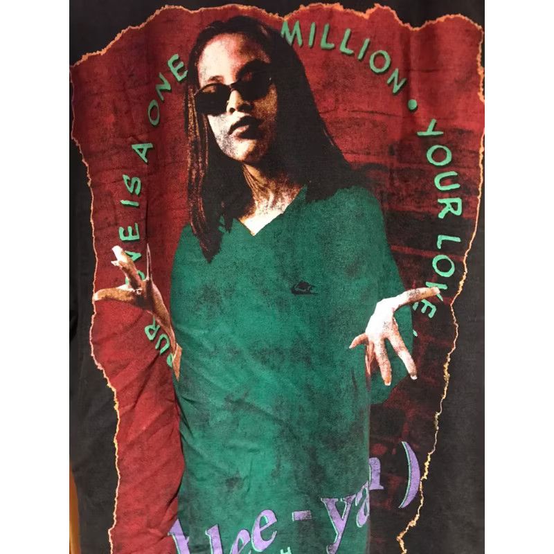 Band Tees × Vintage Aaliyah : One In A Million by Ginseng Strip Size US XL / EU 56 / 4 - 6 Thumbnail