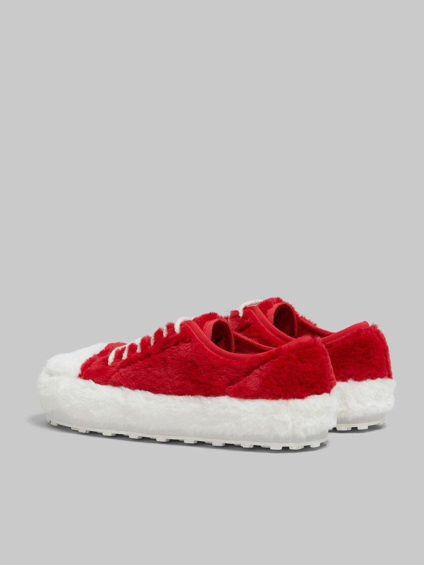 Marni o1w1db11225 Teddy Tennis Sneakers in Red/White Size US 8 / EU 41 - 3 Thumbnail