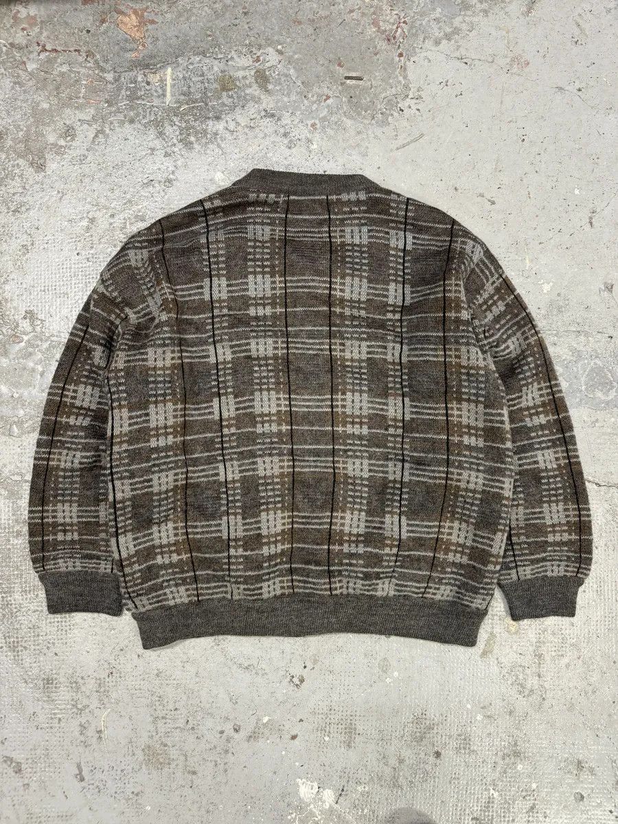 Yves Saint Laurent 1980s Yves Saint Laurent Brown Wool Bomber Cardigan Jacket Size US L / EU 52-54 / 3 - 2 Thumbnail