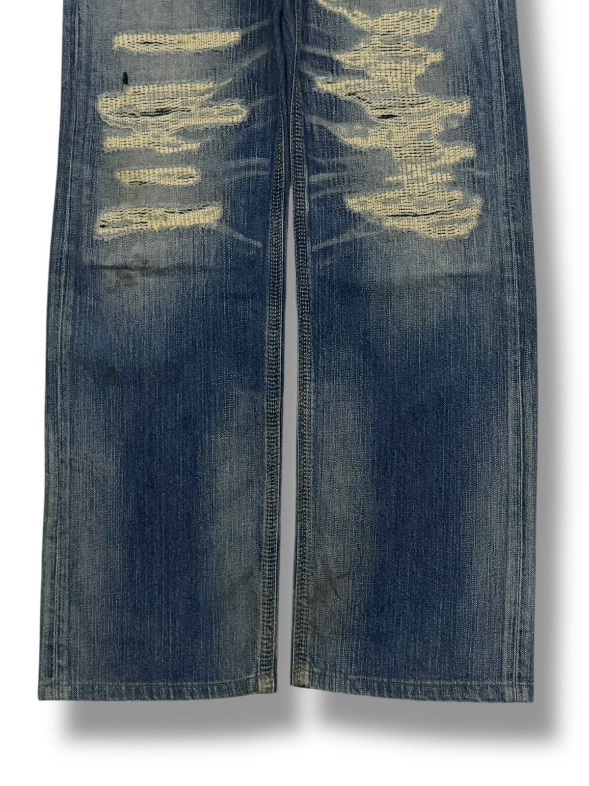 Edwin Vintage 00s Edwin 444XVS Exclusive Vintage Denim Jeans | W32 Size US 32 / EU 48 - 6 Thumbnail