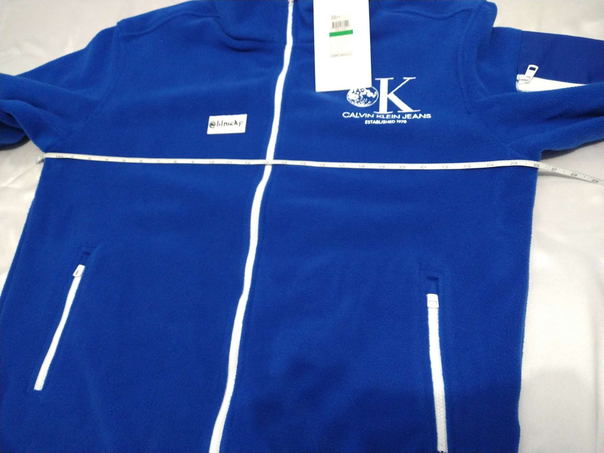 Calvin Klein 205W39NYC EST. 1978 Lunar Ascent OK Logo Fleece Jacket Size US L / EU 52-54 / 3 - 4 Thumbnail