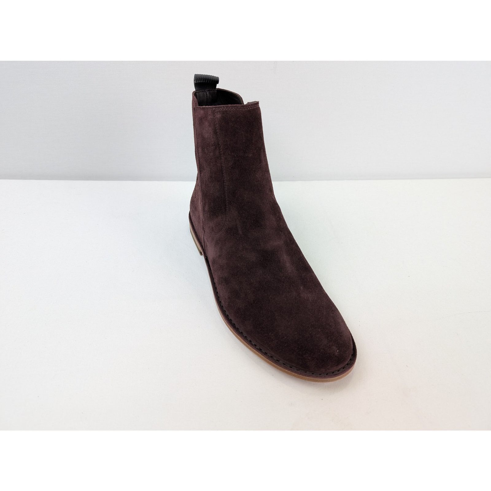 Bottega Veneta o1rshd1 Chelsea Boots in Burgundy Suede Size US 8.5 / EU 41-42 - 3 Thumbnail