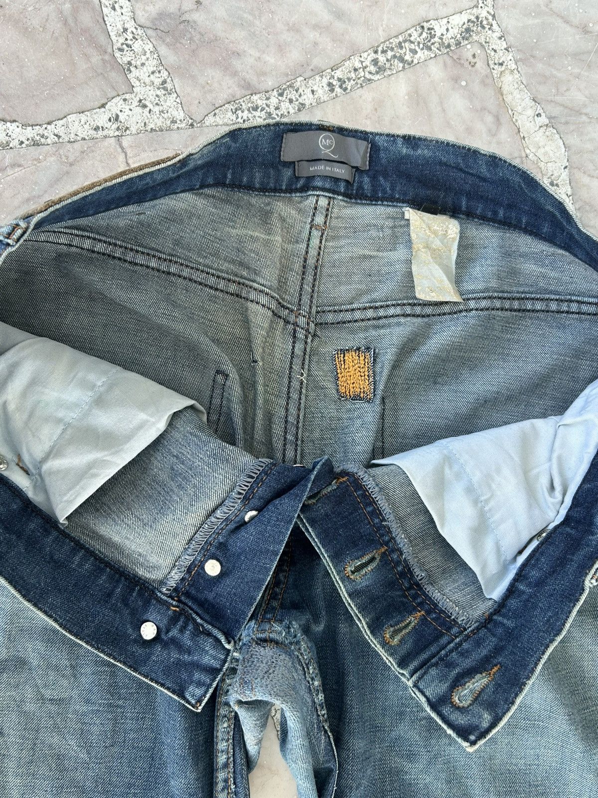 MCQ Alexander Mcqueen Vintage Swallow Pocket Jeans Size US 34 / EU 50 - 8 Thumbnail