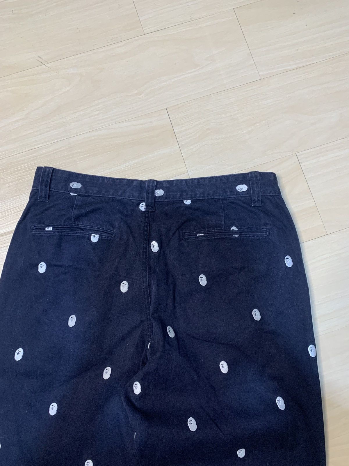 Bape 🔥 Rare Bape Full Embroidery Head Pants Size US 34 / EU 50 - 10 Thumbnail