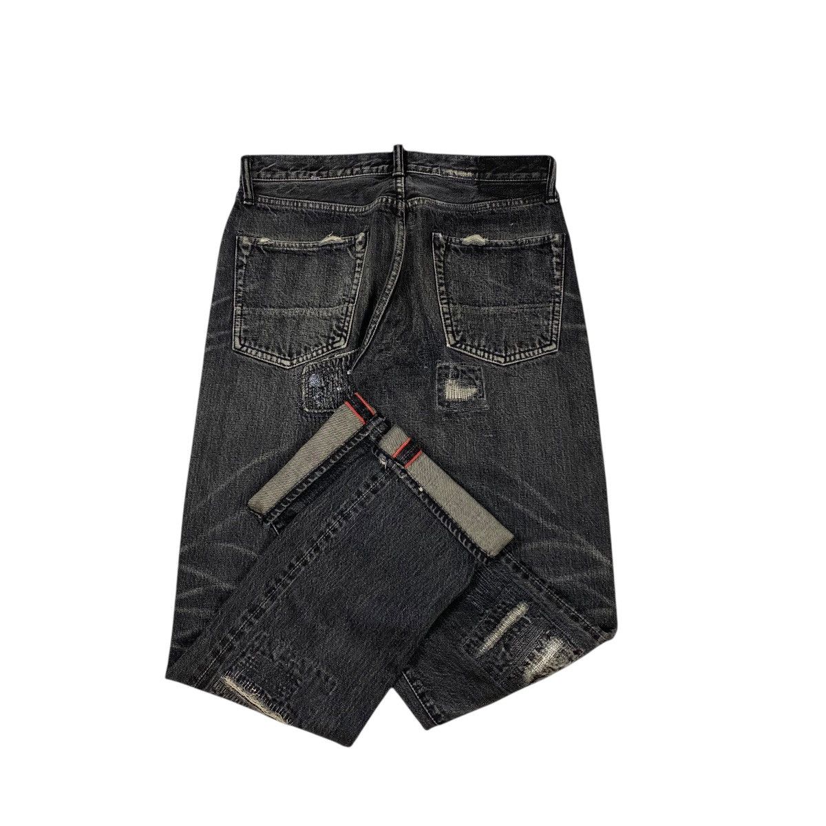 Kapital × Kapital Kountry Kapital Boro Denim Selvedge Pants Size US 32 / EU 48 - 7 Thumbnail