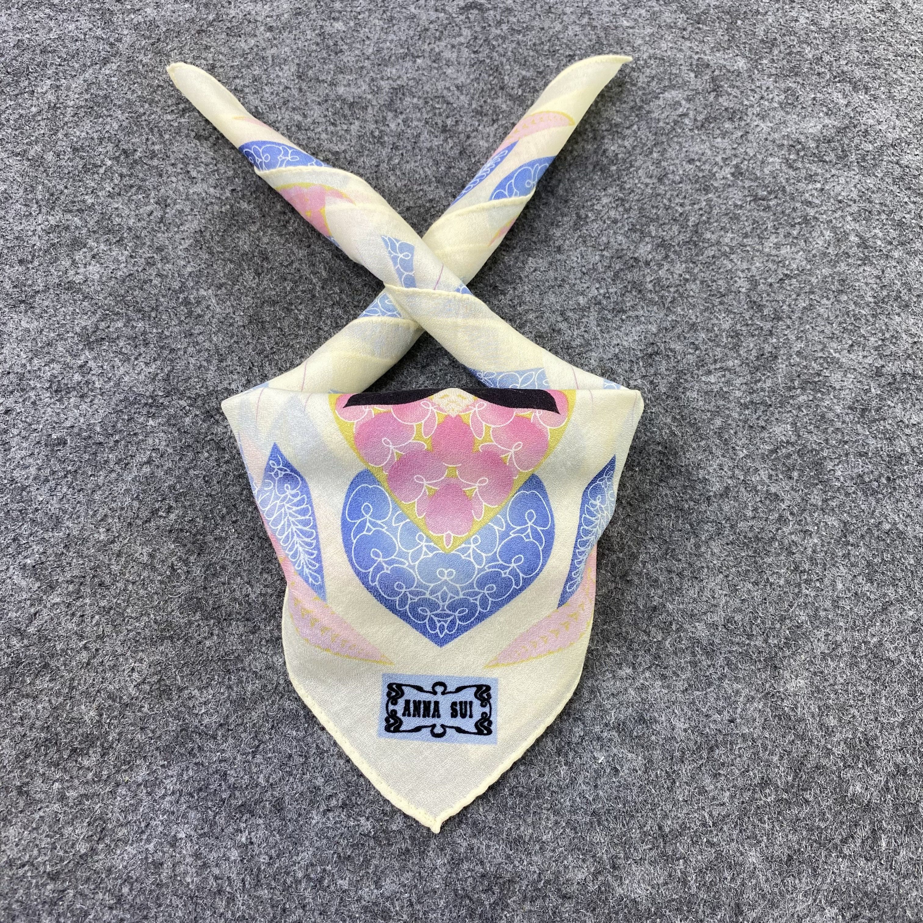 Anna Sui Anna Sui Handkerchief Neckerchief Bandana-B1862 Size ONE SIZE - 2 Thumbnail