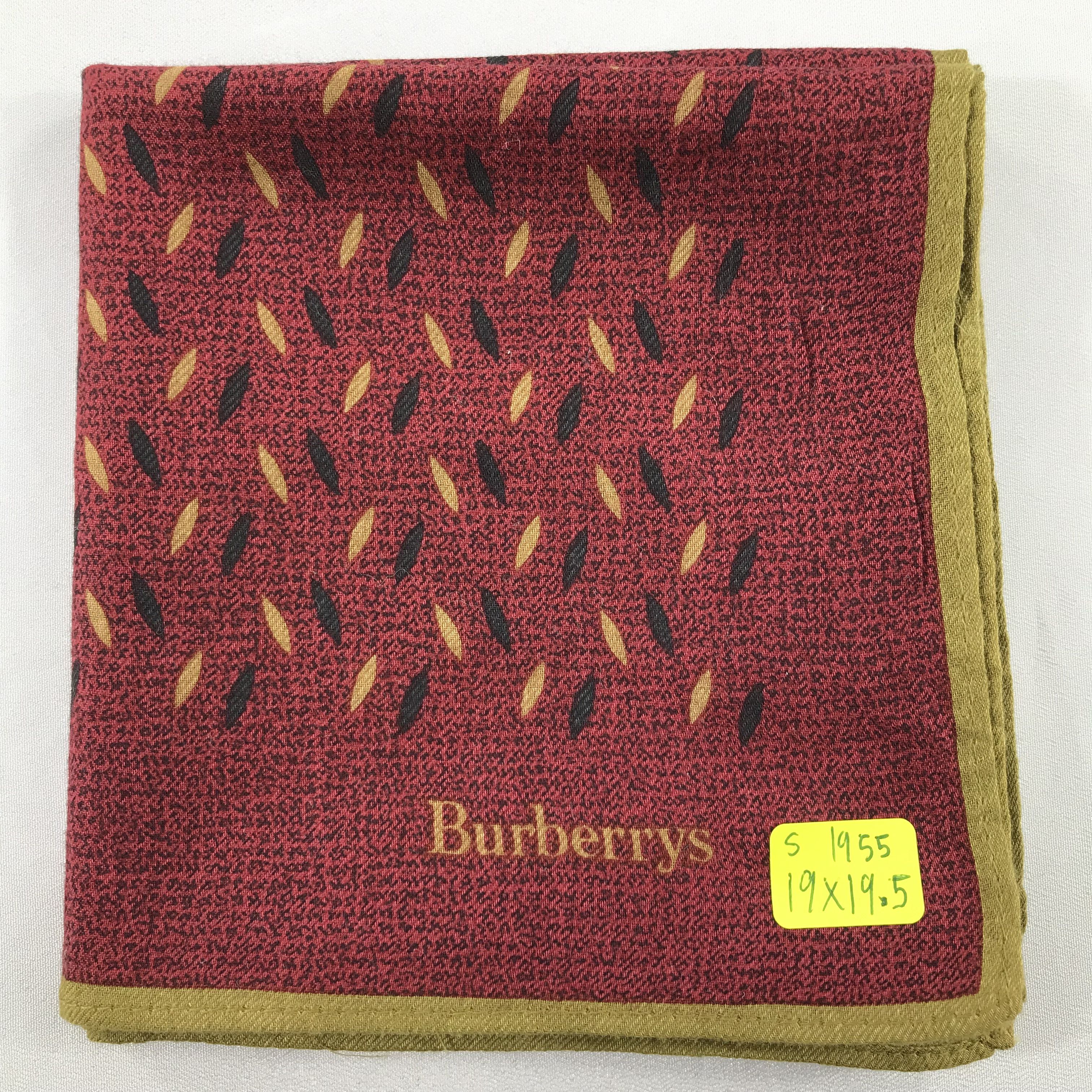 Burberry × Vintage Burberry Bandana / Handkerchief / Neckerchief - S1955 Size ONE SIZE - 5 Thumbnail