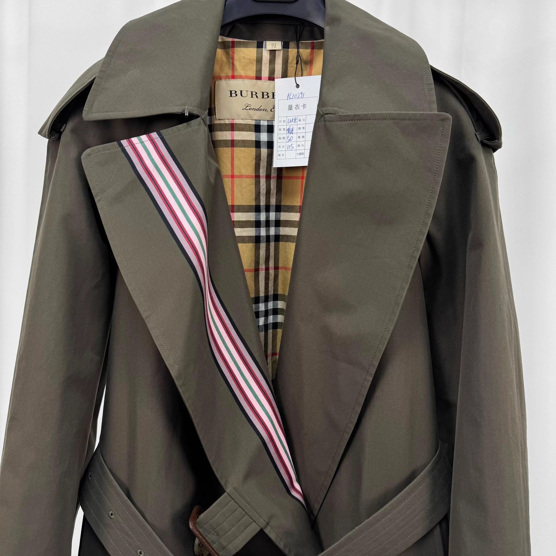 Burberry Burberry Trench Colorblock Lining Check UK8 Mint Size S / US 4 / IT 40 - 3 Thumbnail