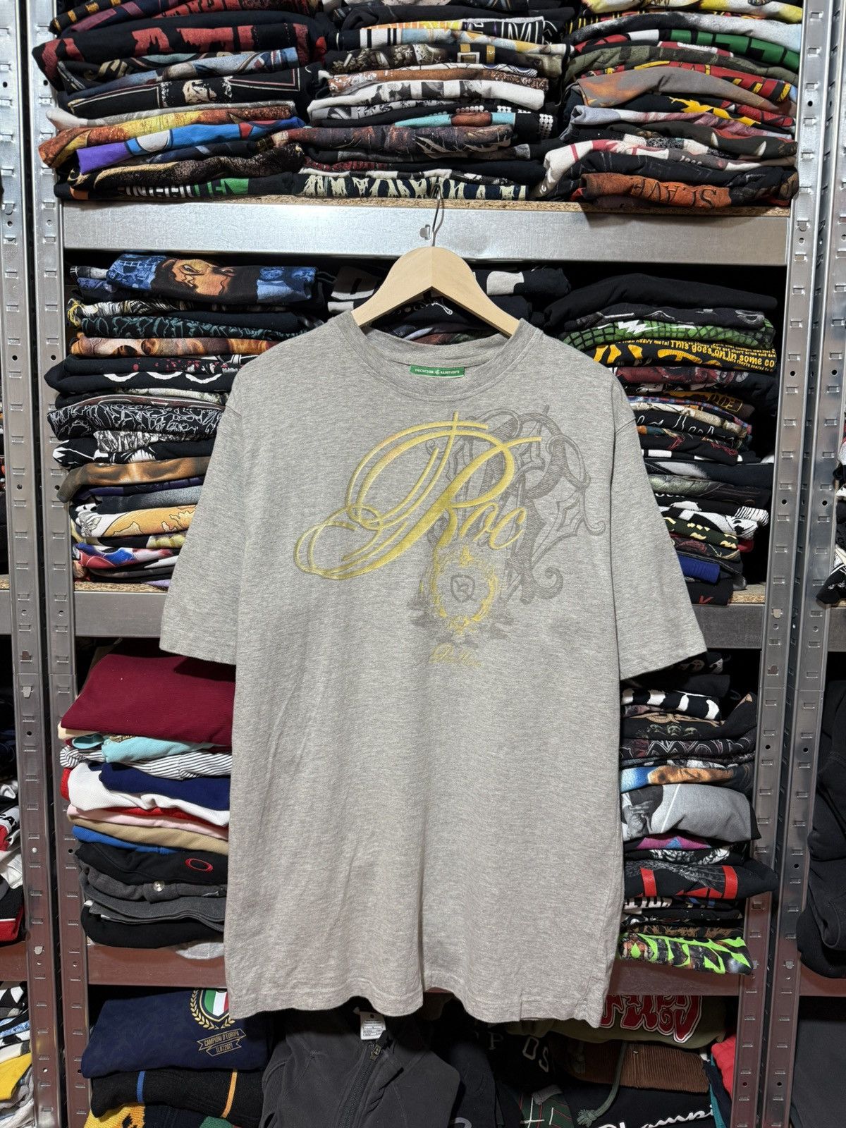 Rap Tees × Rocawear × Vintage Vintage 2000’s Rocawear Rap Eminem T-Shirt Retro Y2K Hype Size US L / EU 52-54 / 3 - 1 Thumbnail