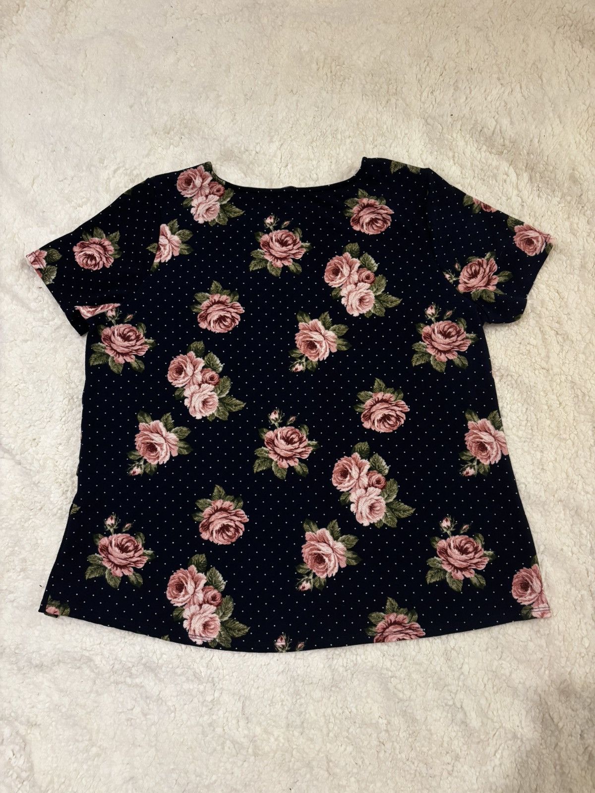 Other Women’s Navy Top.0325 Size XXL / US 16-18 / IT 52-54 - 3 Thumbnail