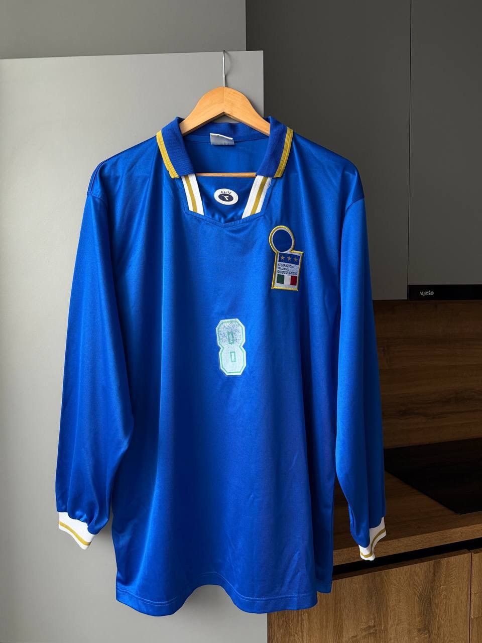 Diadora Italy National Team Vintage Jersey #8 GattusoGame Worn Style Size US L / EU 52-54 / 3 - 1 Thumbnail