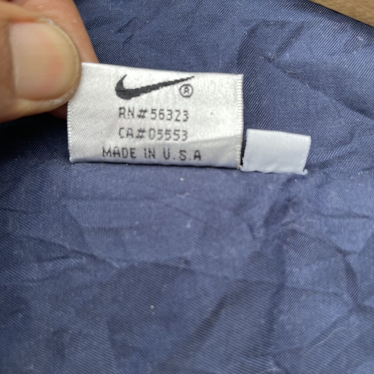 Nike 💥Vintage Nike Center Logo Made In USA Jacket Size US L / EU 52-54 / 3 - 5 Thumbnail