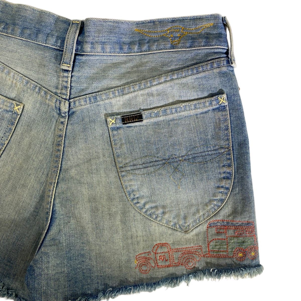 RRL Ralph Lauren × Ralph Lauren rrl ralph lauren western rodeo embroidered boy fit shorts Size 25" / US 0 / IT 36 - 9 Thumbnail