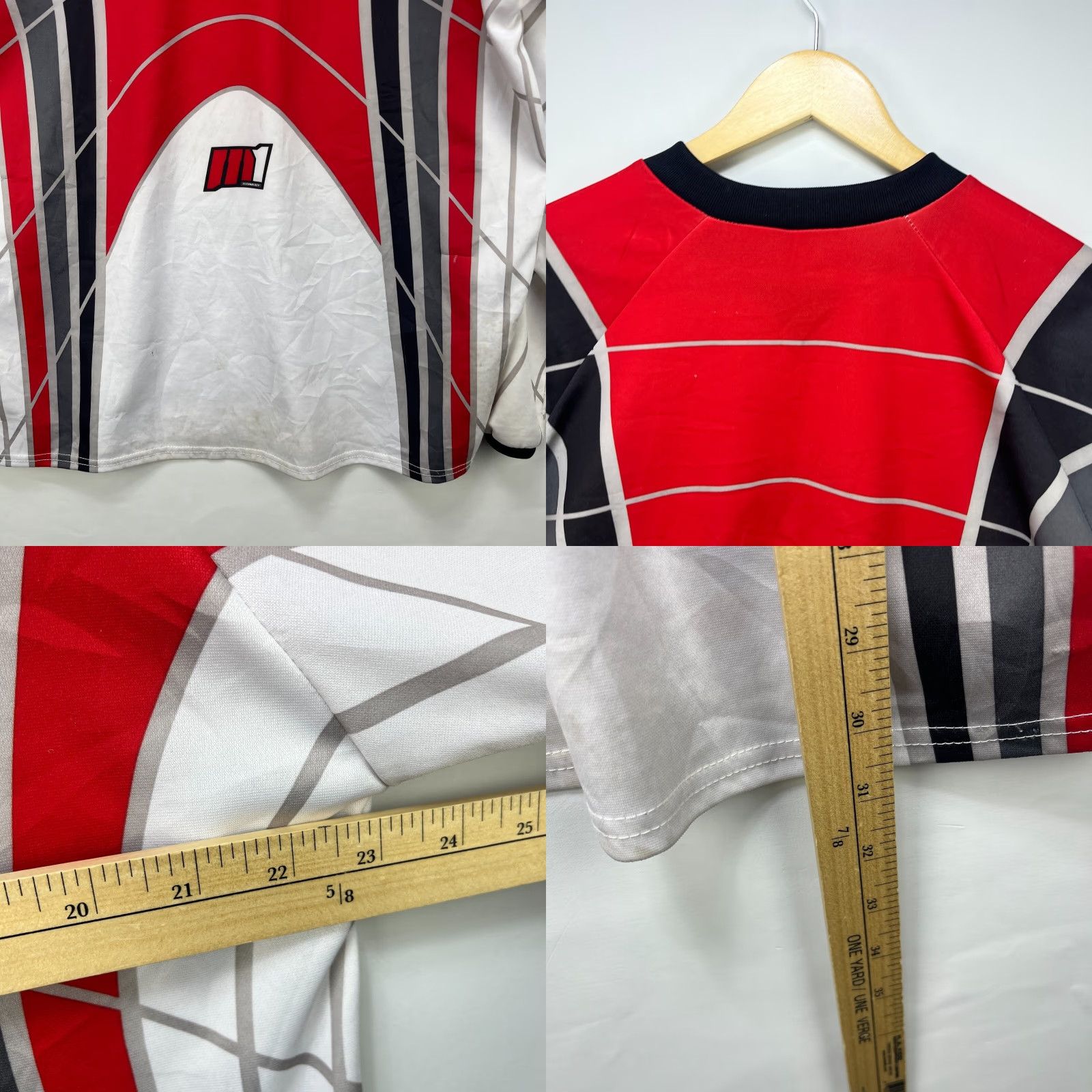 Vintage VINTAGE Moose Racing Shirt Long Sleeve Adult M Red 90s 1990s Racing Jersey Mens Size US M / EU 48-50 / 2 - 8 Thumbnail