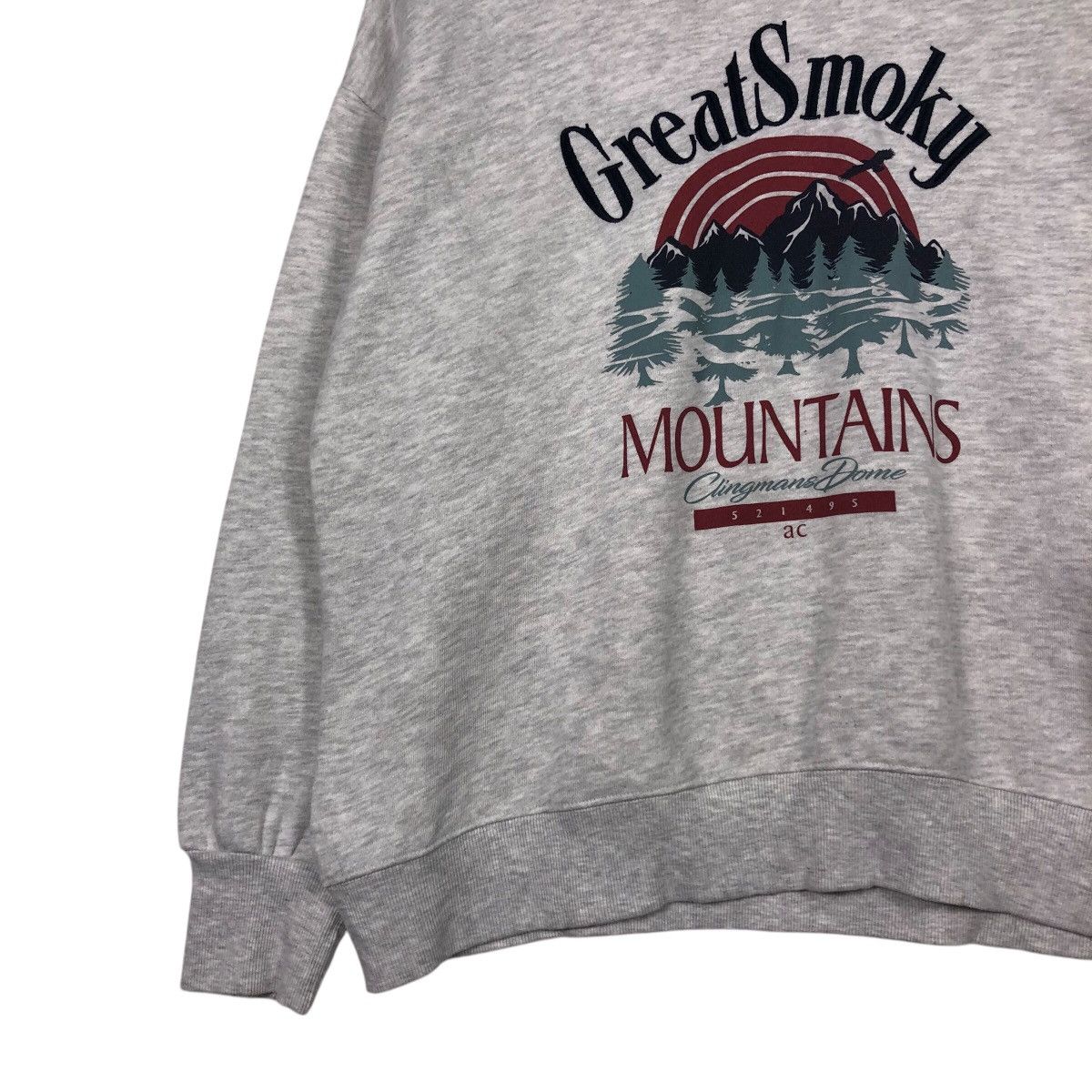 Japanese Brand 90s Great Smoky Mountains Nature Sweatshirt Deep Forest Size US L / EU 52-54 / 3 - 5 Thumbnail