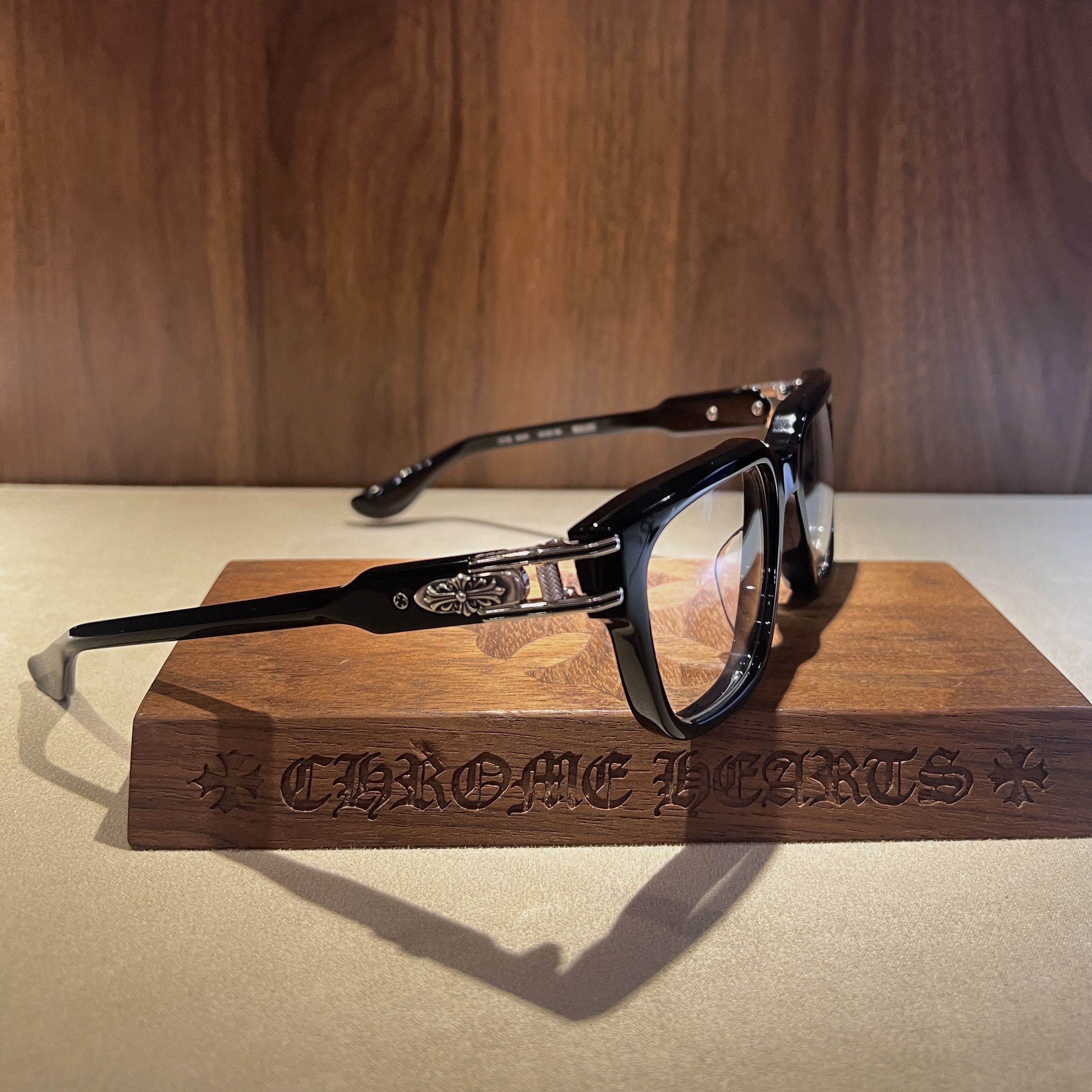 Chrome Hearts Chrome Hearts BULGE BLACK/SILVER GLASSES Size ONE SIZE - 4 Thumbnail