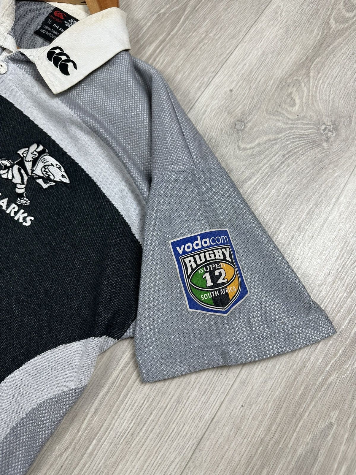 Canterbury of New Zealand Vintage Natan Sharks 2003 Rugby Union Jersey Canterbury Size US XL / EU 56 / 4 - 5 Thumbnail