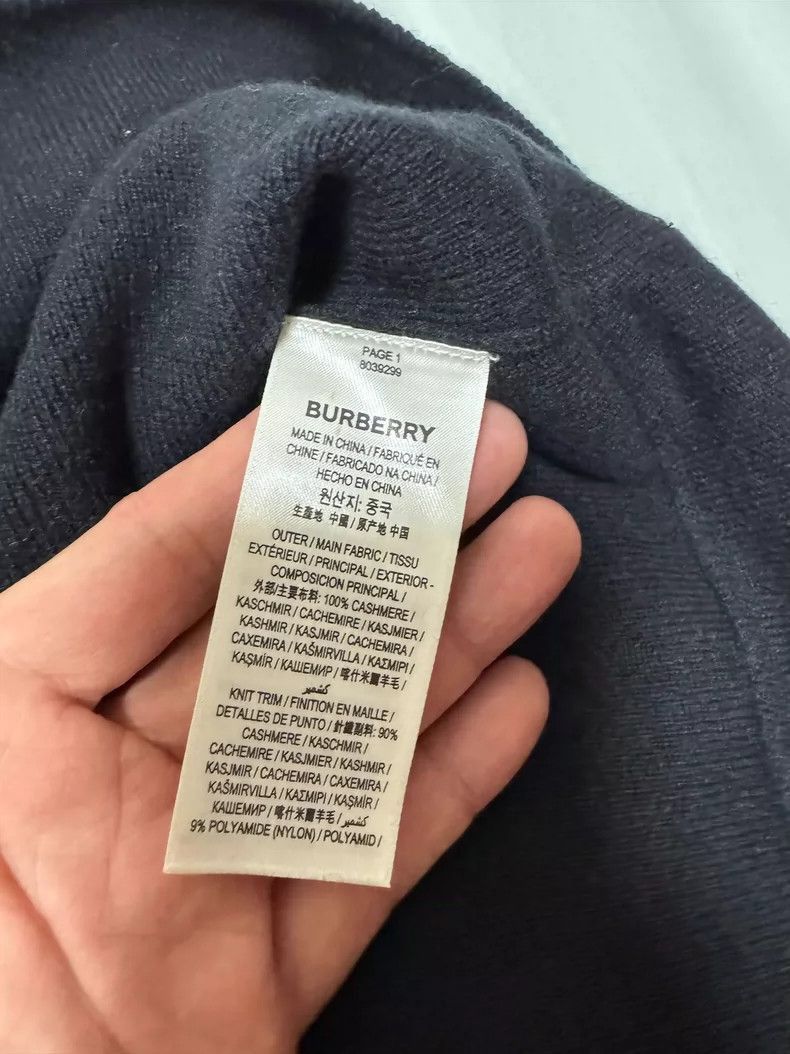 Burberry Burberry Burberry Cashmere Short Sleeve Top for Men-2507 Size US S / EU 44-46 / 1 - 7 Thumbnail
