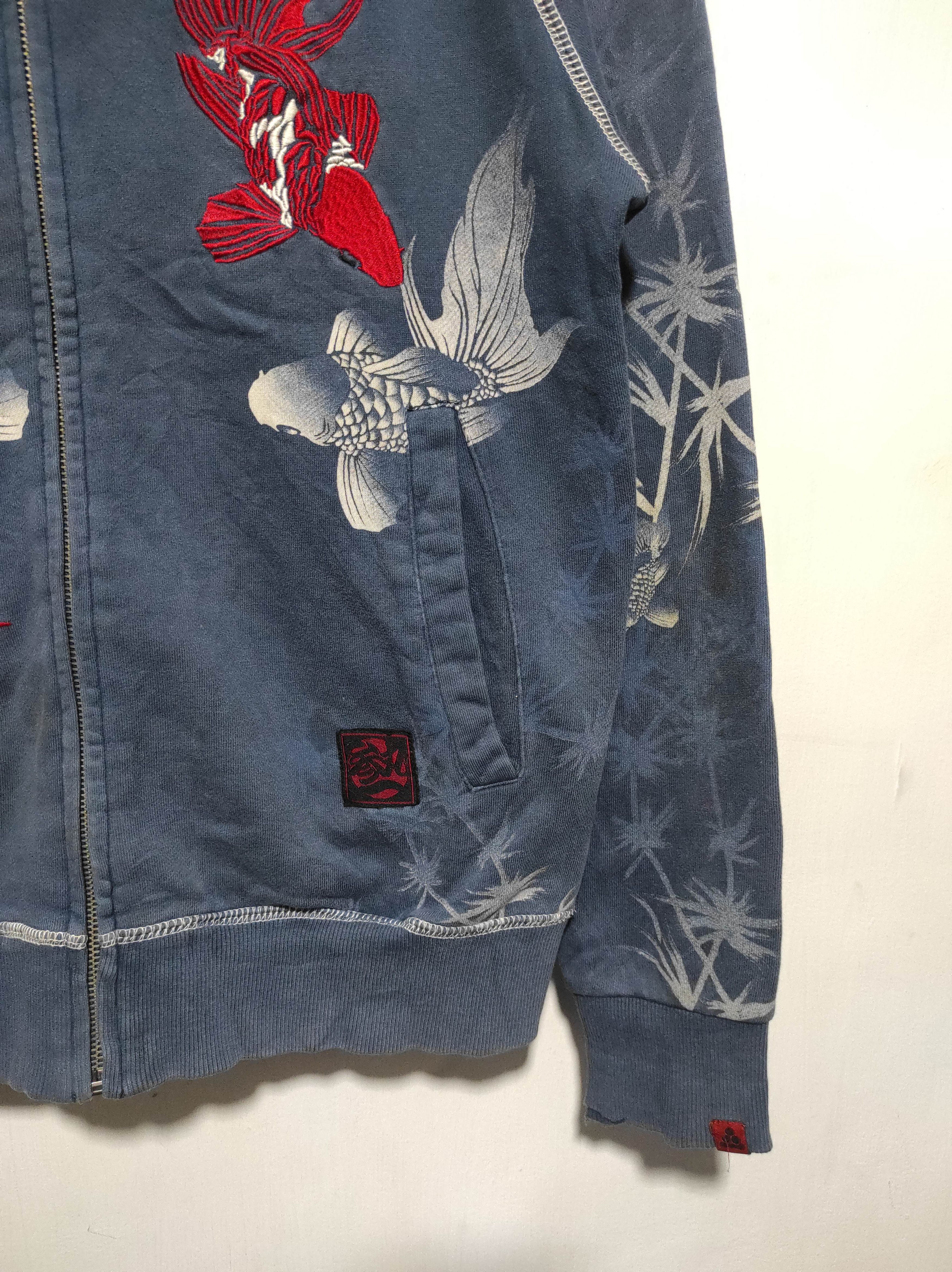 Japanese Brand Koi Sukajan Zip Fur Hoodie LGB IfSixWasNine style Size US M / EU 48-50 / 2 - 6 Thumbnail