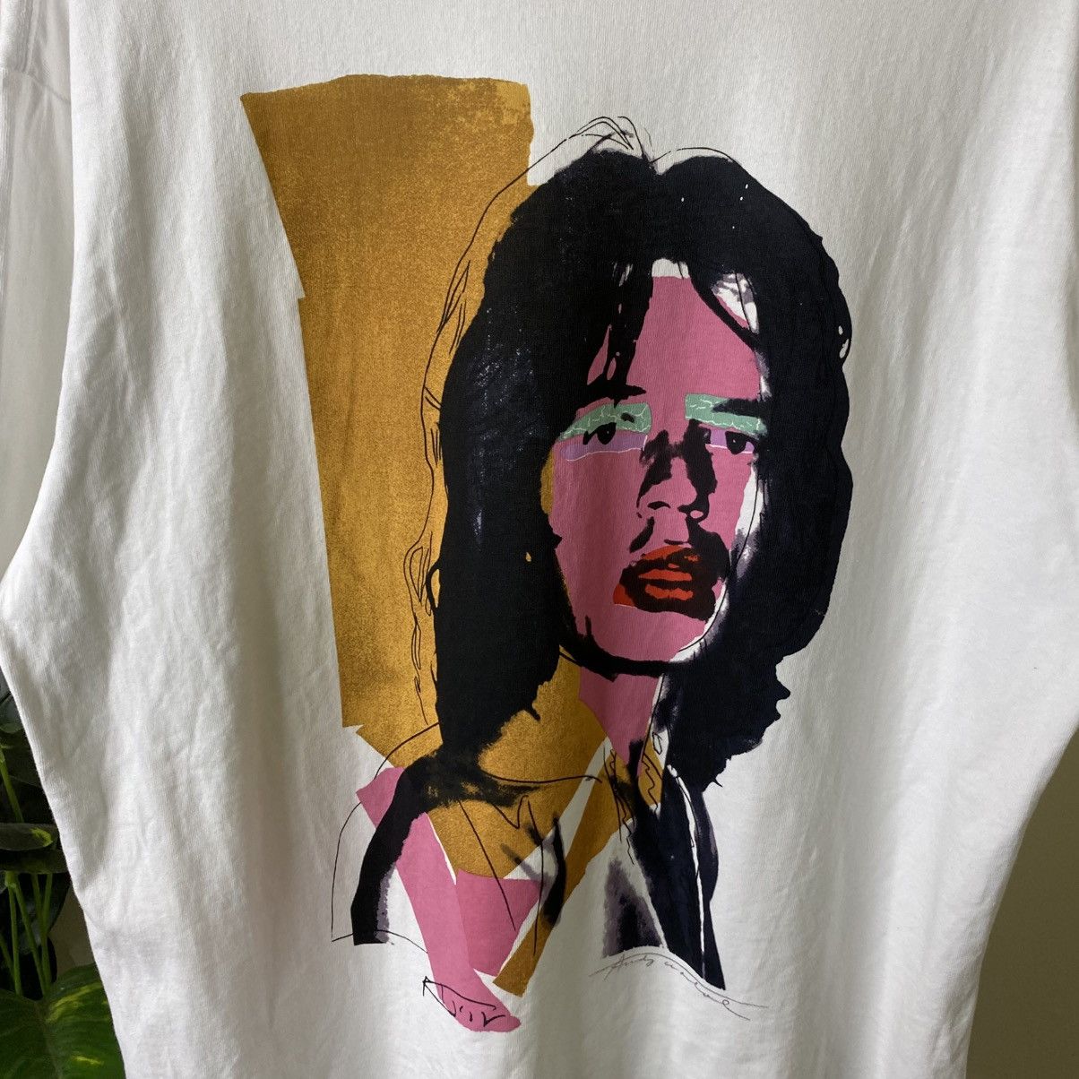 Uniqlo Andy Warhol Mick Jagger Painting Artwork Collaboration Tee Size US XL / EU 56 / 4 - 2 Thumbnail
