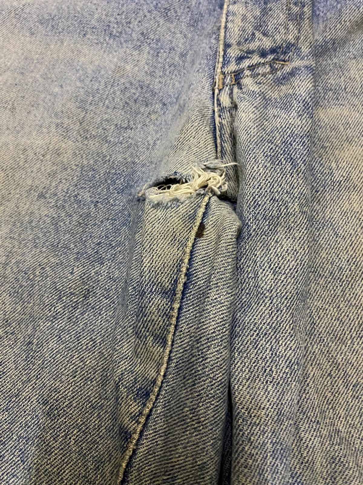 Iceberg × Vintage VINTAGE 90s ICEBERG JEANS X SNOOPY DISTRESSED JEAN Size US 30 / EU 46 - 5 Thumbnail