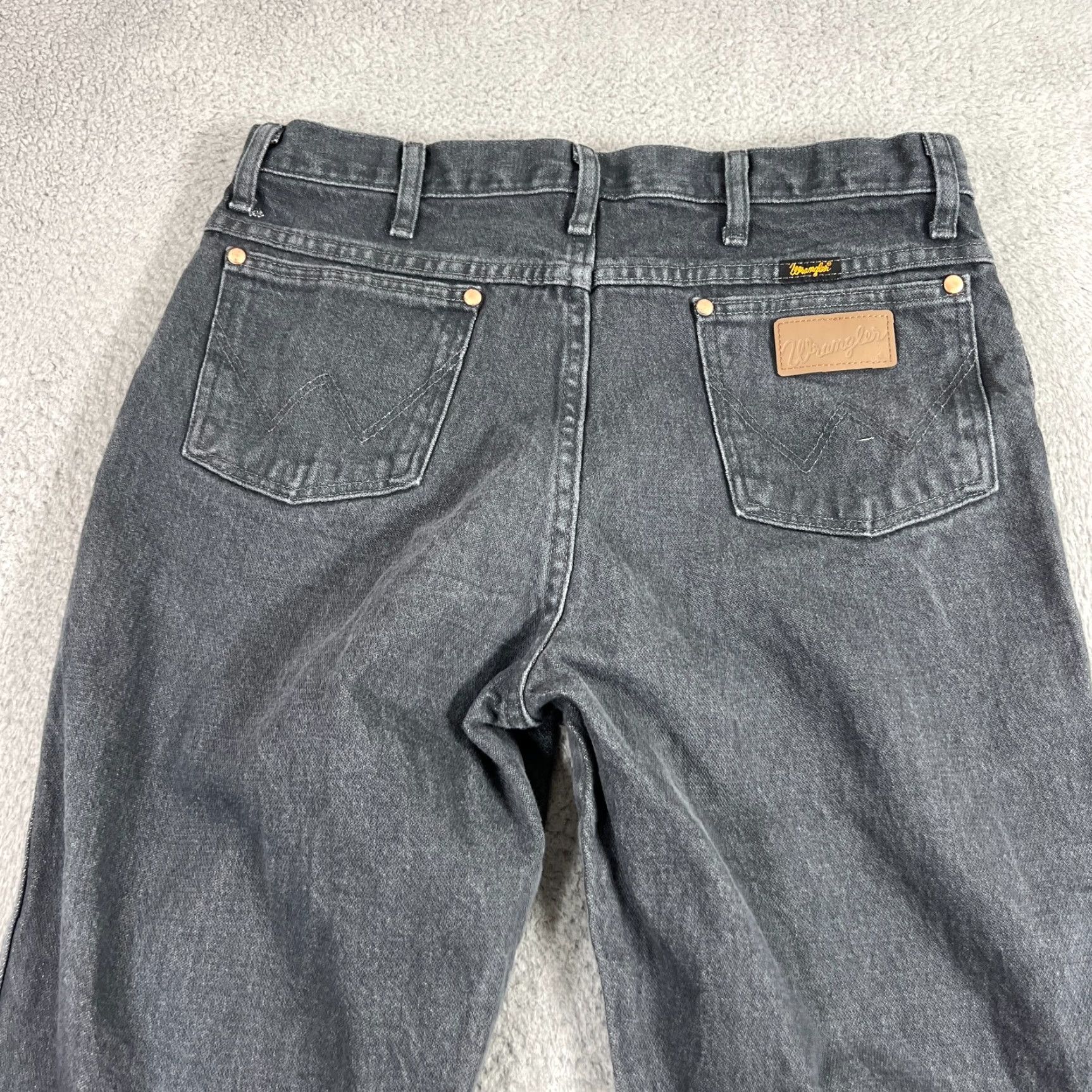 Wrangler Wrangler Cowboy Cut Slim Fit Jeans 34x33 Gray 90s Mens Size US 34 / EU 50 - 7 Thumbnail