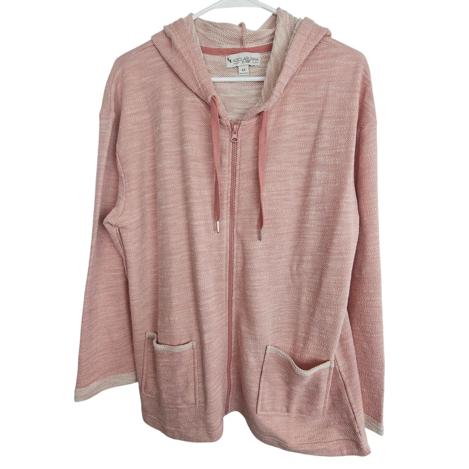 Ugg Koolaburra UGG Womens French Terry Hooded Zip Front Cardigan Size M / US 6-8 / IT 42-44 - 2 Thumbnail