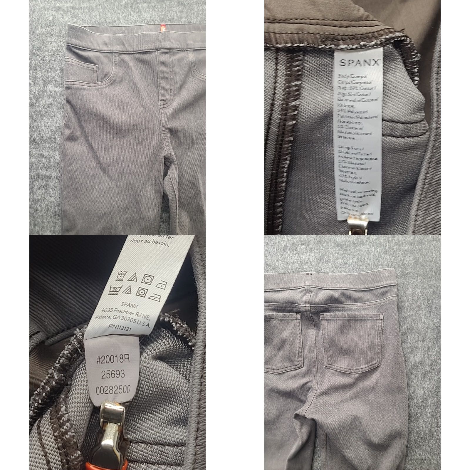 Spanx Spanx Jeans- ish Leggings Womens L 28x28 Skinny Fit Ankle Cut Pull on Gray Jegging Size 36" / US 14 / IT 50 - 8 Thumbnail