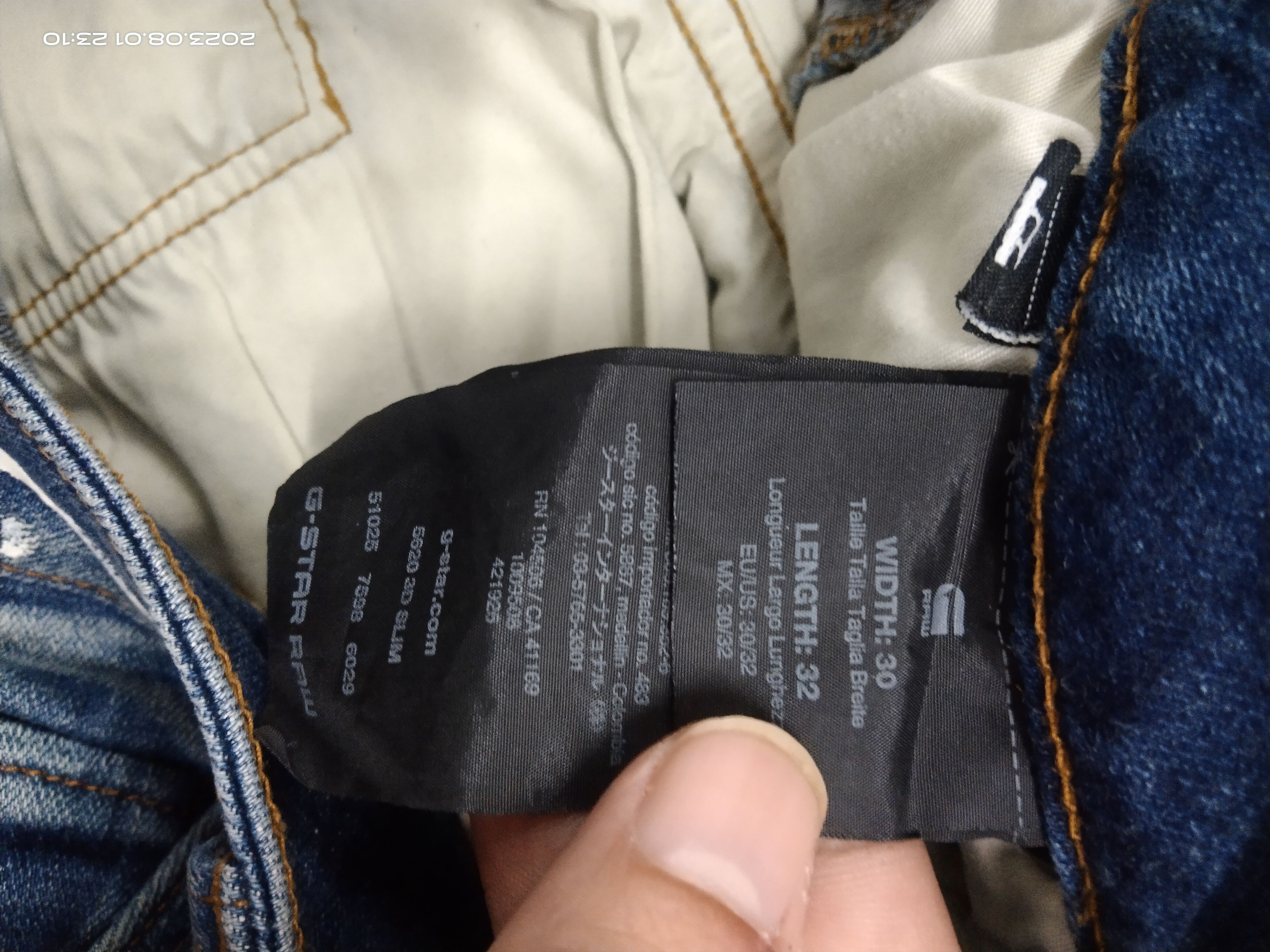 Japanese Brand SICK SPLATTER RAW DENIM PANTS Size US 31 - 7 Thumbnail