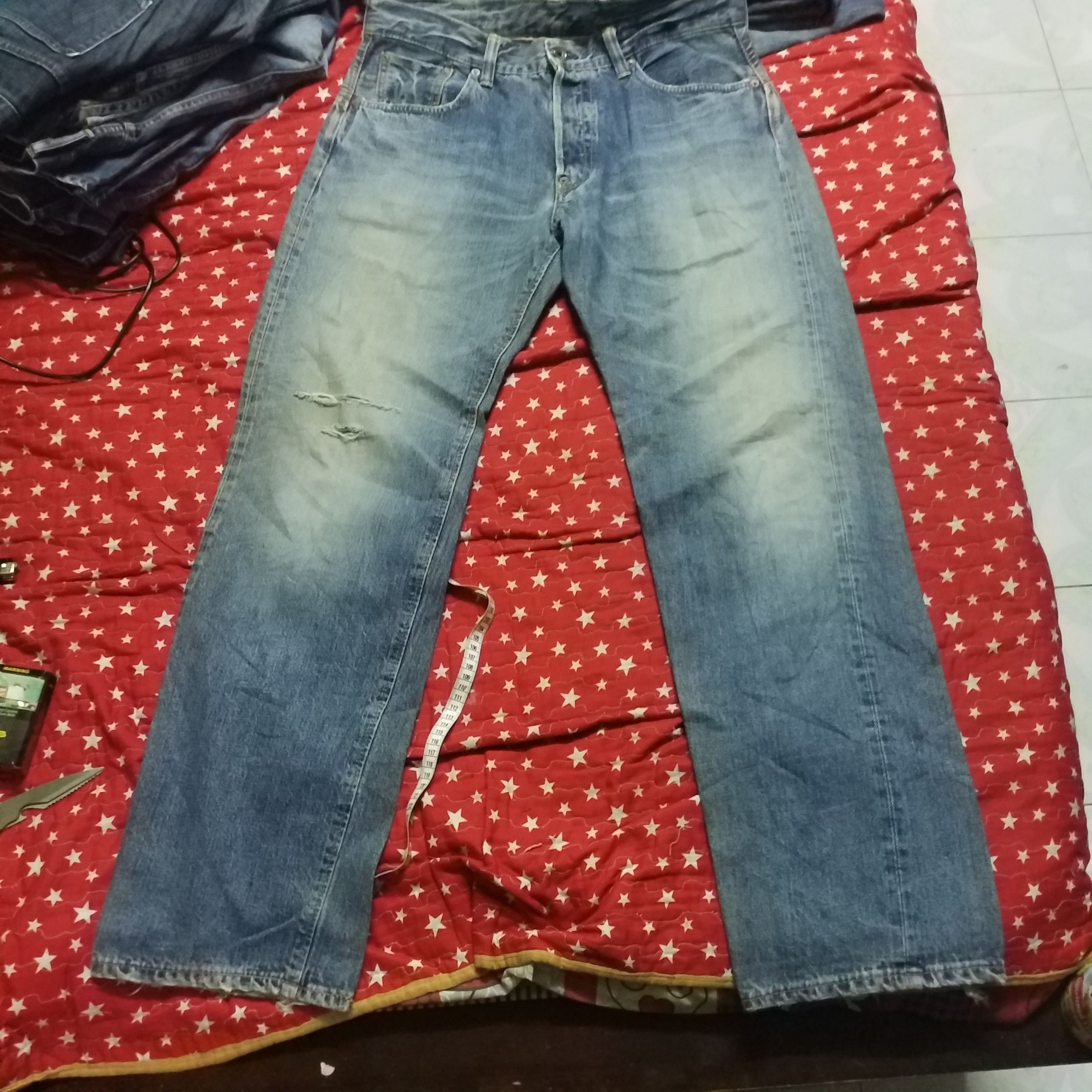 Edwin EDWIN HALF SELVEDGE BIG E DESIGN Size US 34 / EU 50 - 1 Thumbnail