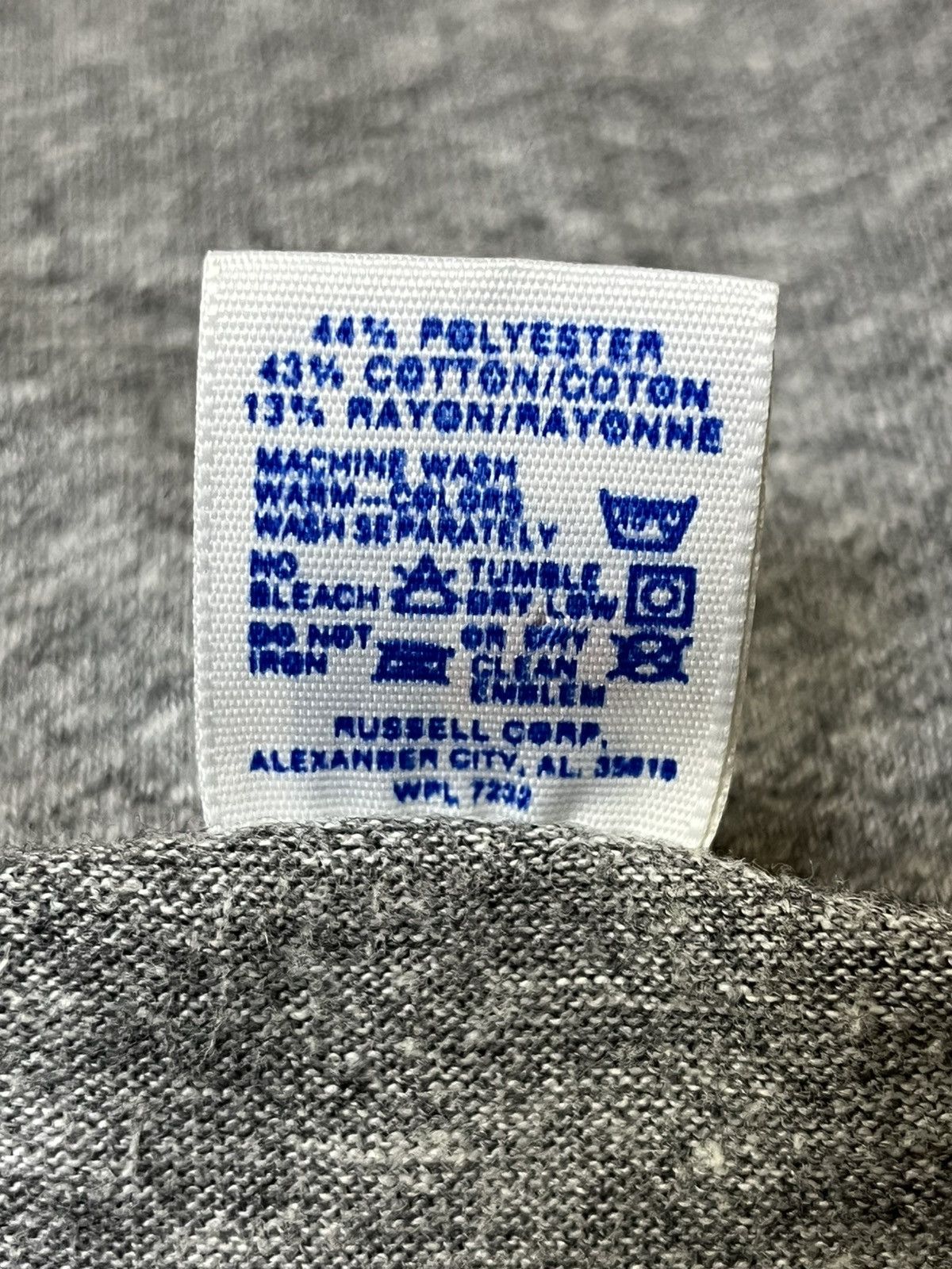 Russell Athletic Nice🔥🔥Vintage 80s RUSSELL ATHLETIC triblend blank tee shirts Size US XXL / EU 58 / 5 - 10 Thumbnail