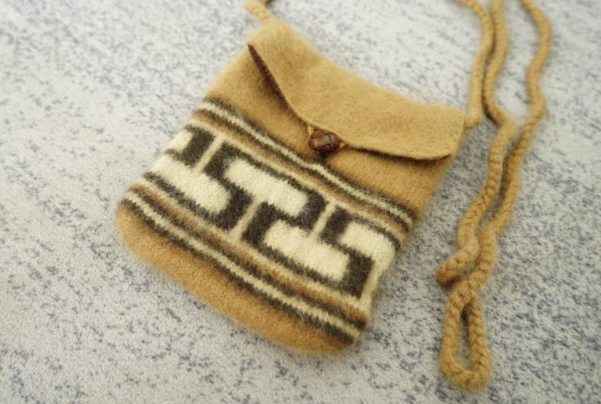 Number (N)ine Number (N)ine George Period Wool Medicine Bag Size ONE SIZE - 1 Thumbnail