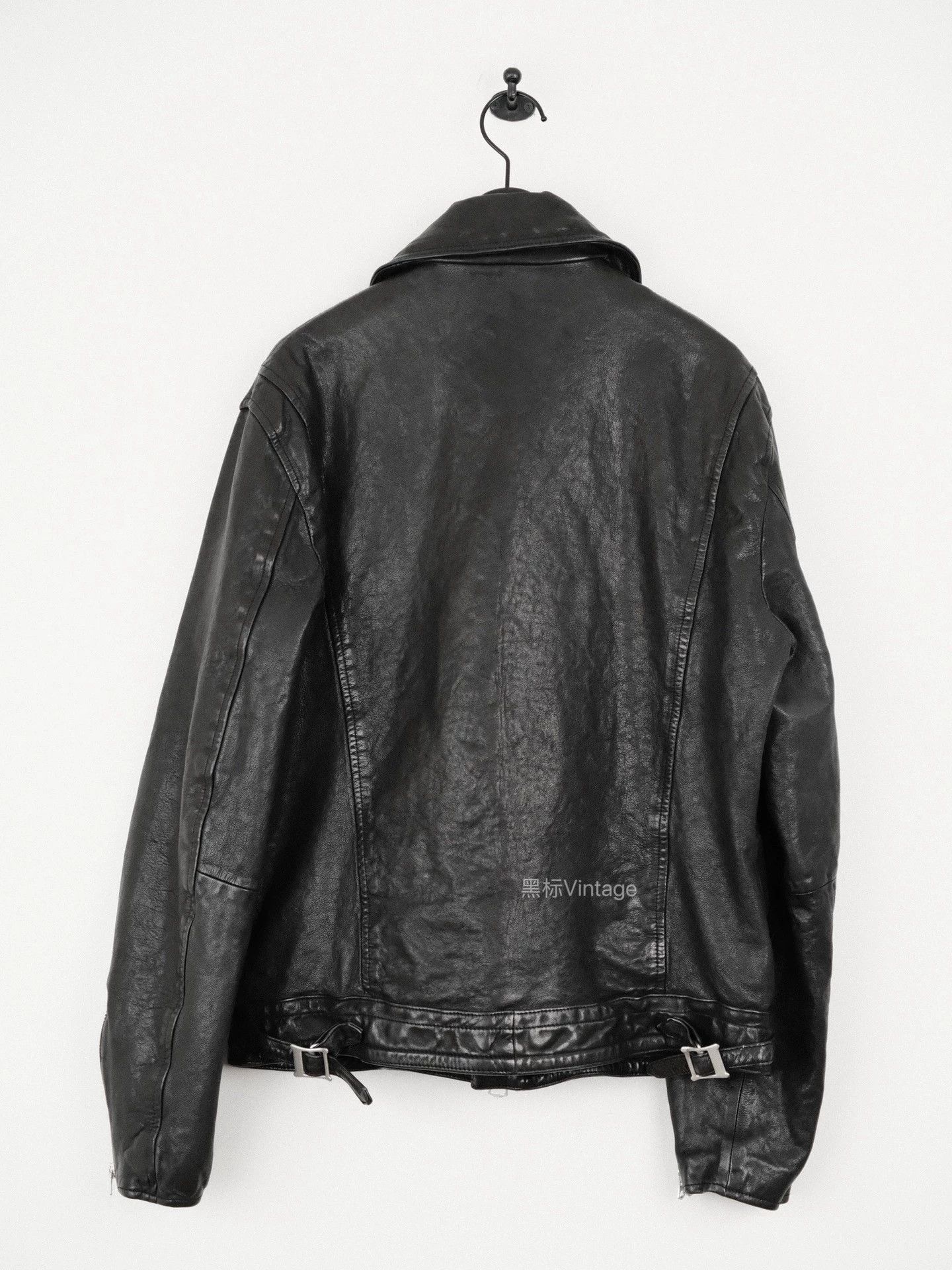 Yohji Yamamoto Yohji Yamamoto 22AW Vintage Washed Sheepskin Moto Jacket Size US L / EU 52-54 / 3 - 4 Thumbnail